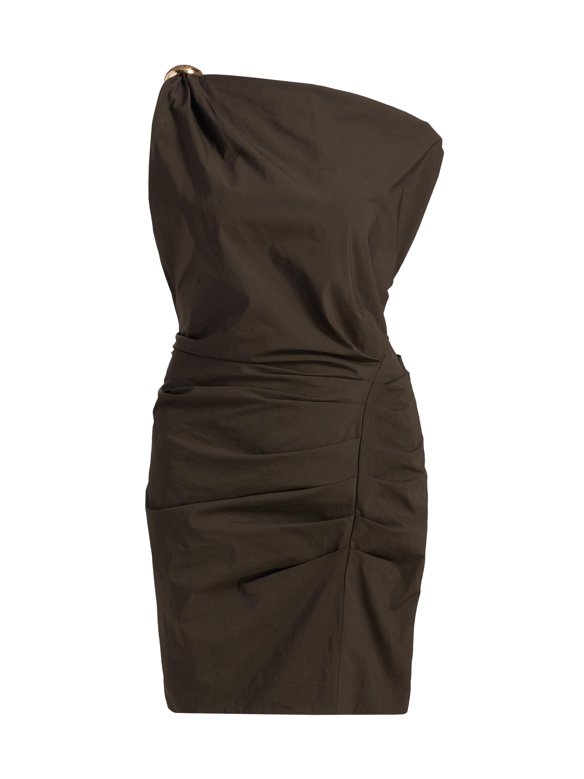 ba & sh Women's Osiris Ruched Off-The-Shoulder Minidress - Cafe