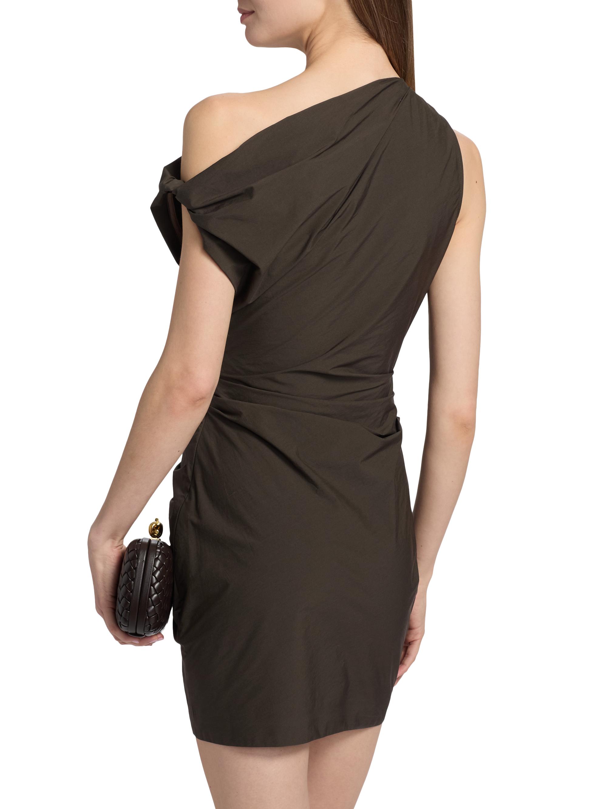 ba & sh Women's Osiris Ruched Off-The-Shoulder Minidress - Cafe | Thumbnail 5