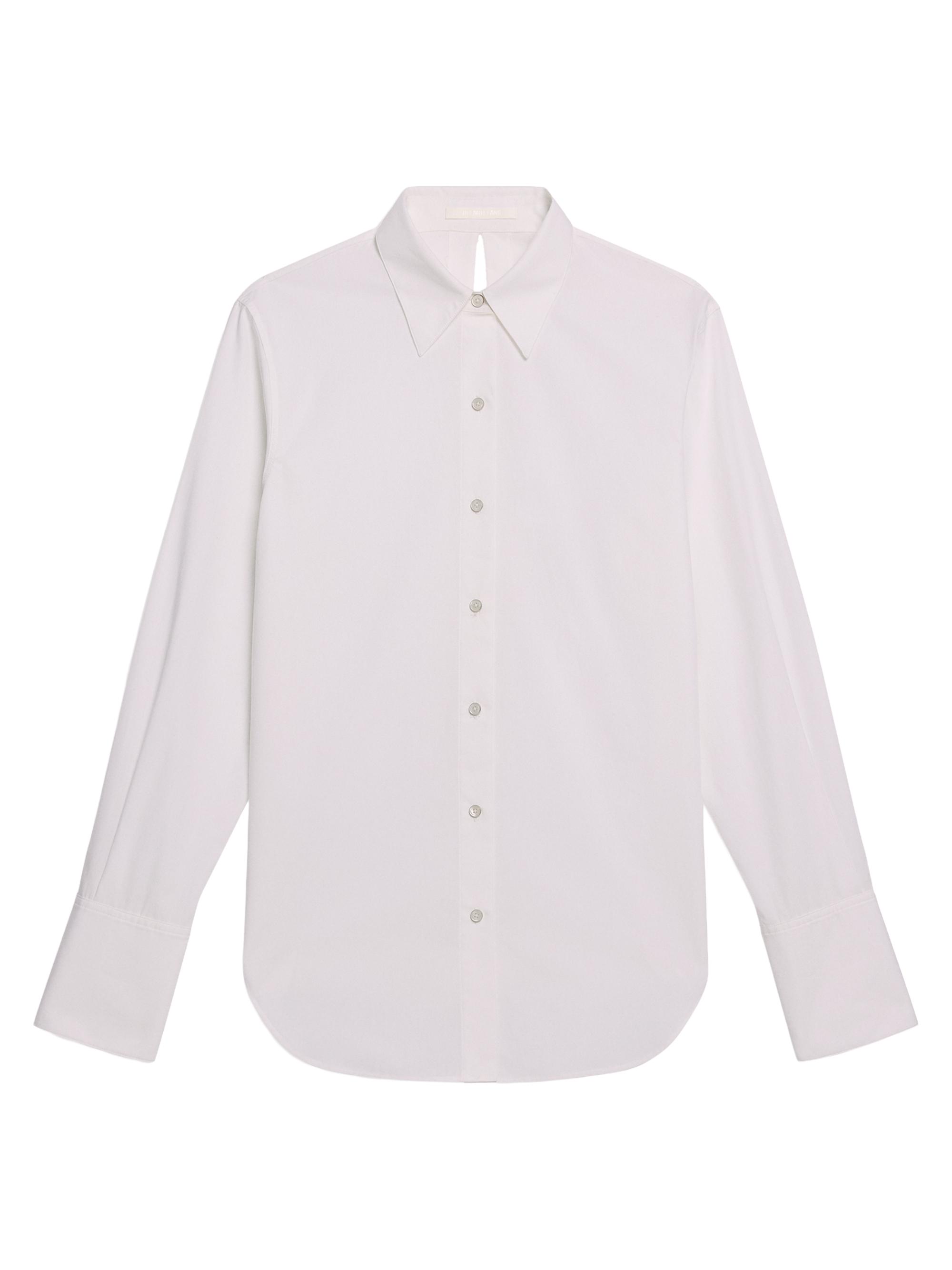 Helmut Lang ボタンアップ長袖シャツ　サイズS Helmut Lang Knot Cotton Button-Front Shirt | Saks Fifth Avenue
