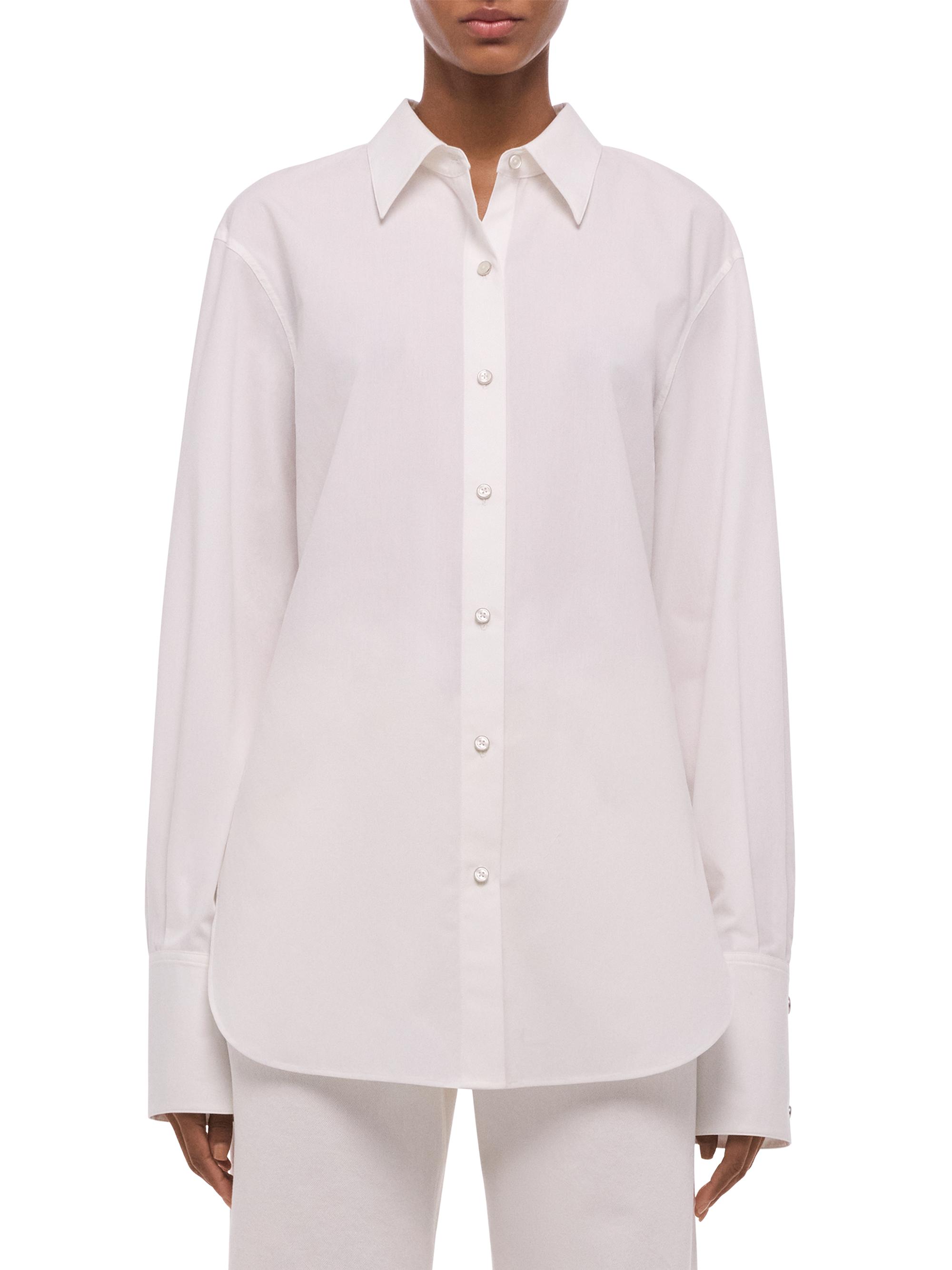 Helmut Lang Knot Cotton Button-Front Shirt | Saks Fifth Avenue