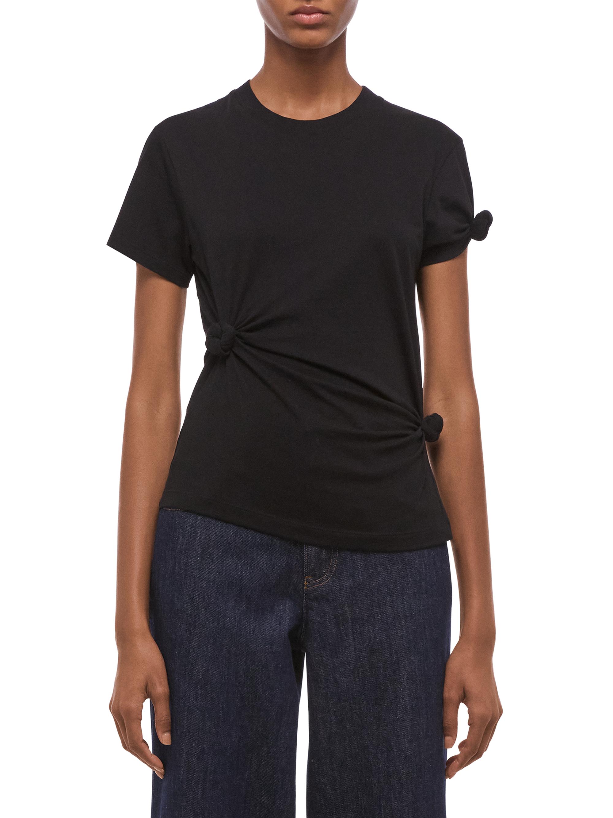 Helmut Lang Women's Knot Baby T-Shirt - Black | Thumbnail 3