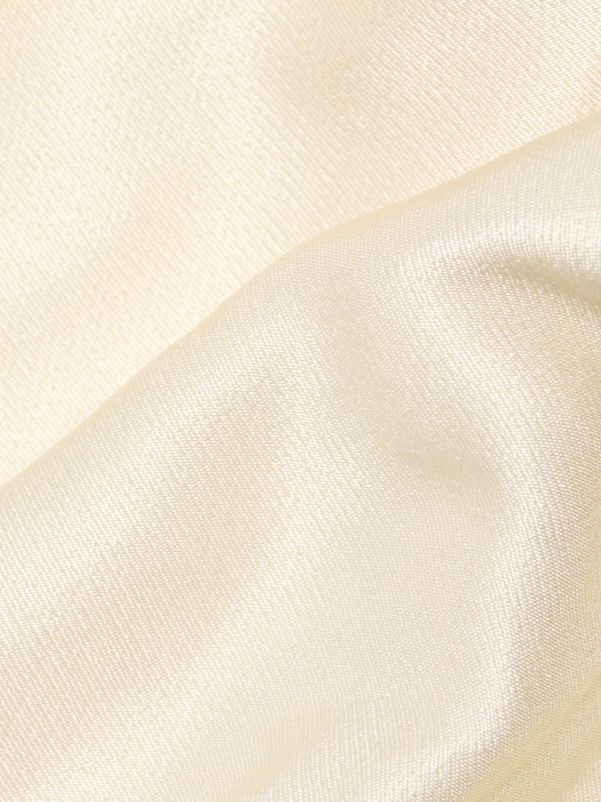 Lamarque Women's Baila Strapless Satin Scarf Top - Cream | Thumbnail 7