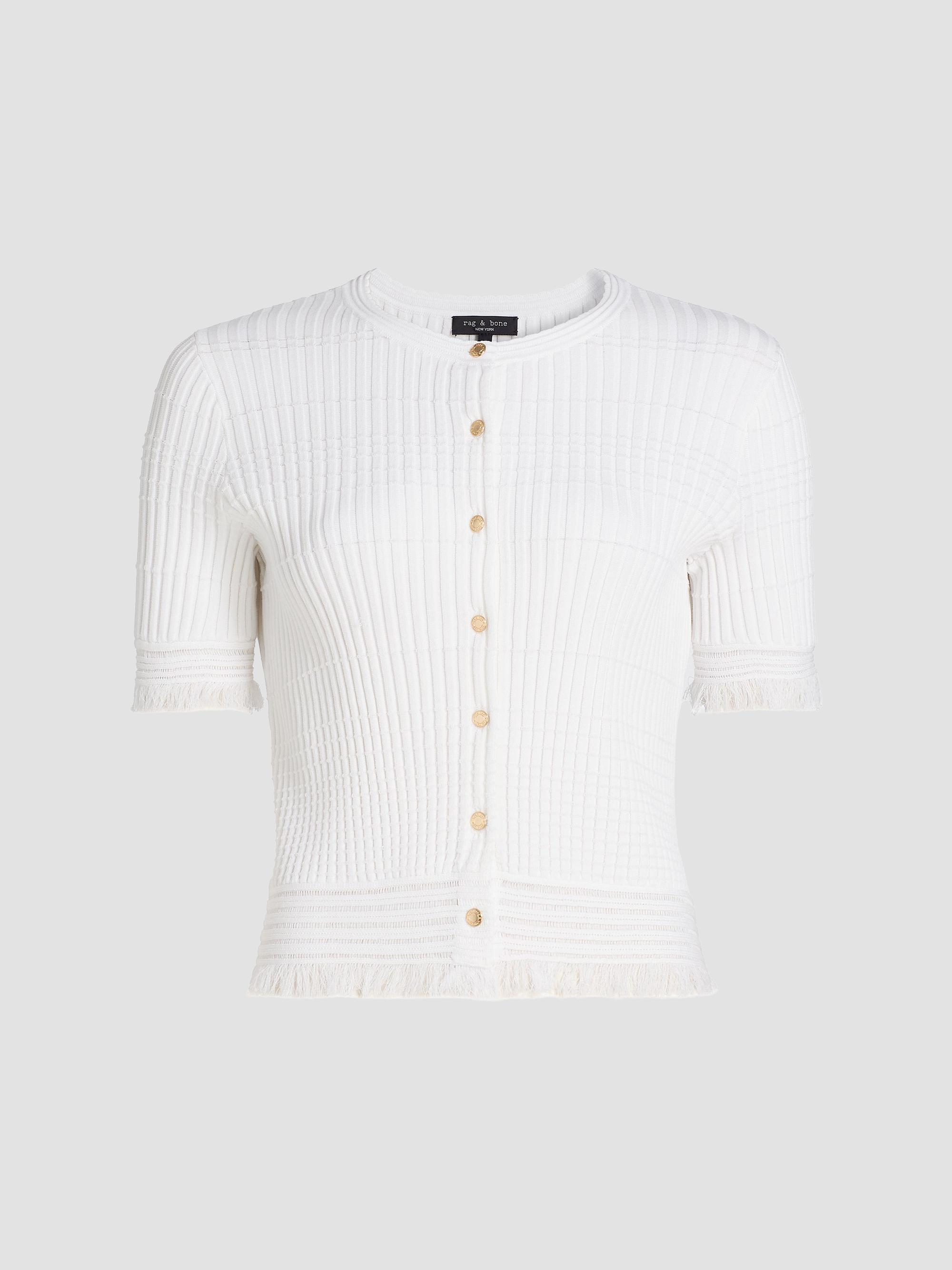 Generation Love Logan Striped Crop Cardigan | Saks Fifth Avenue