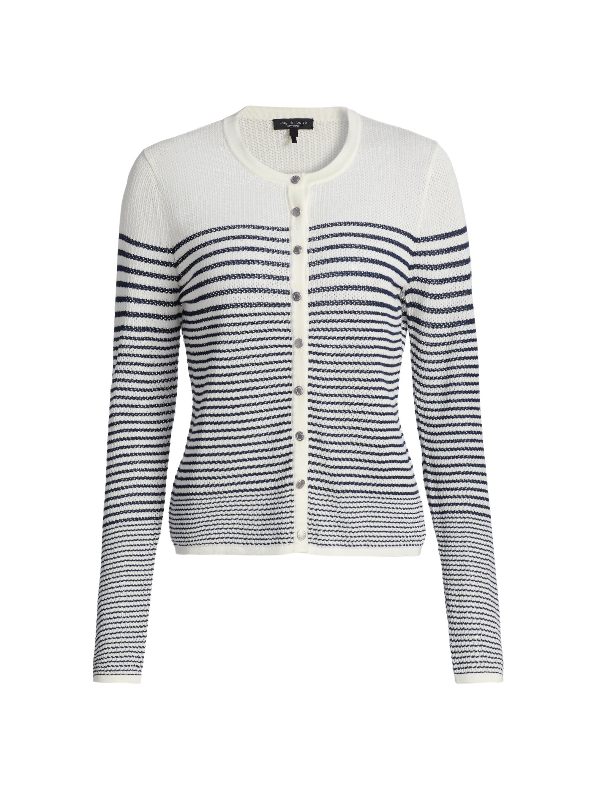 Theory Pointelle-Knit Oversized Cardigan | Saks Fifth Avenue