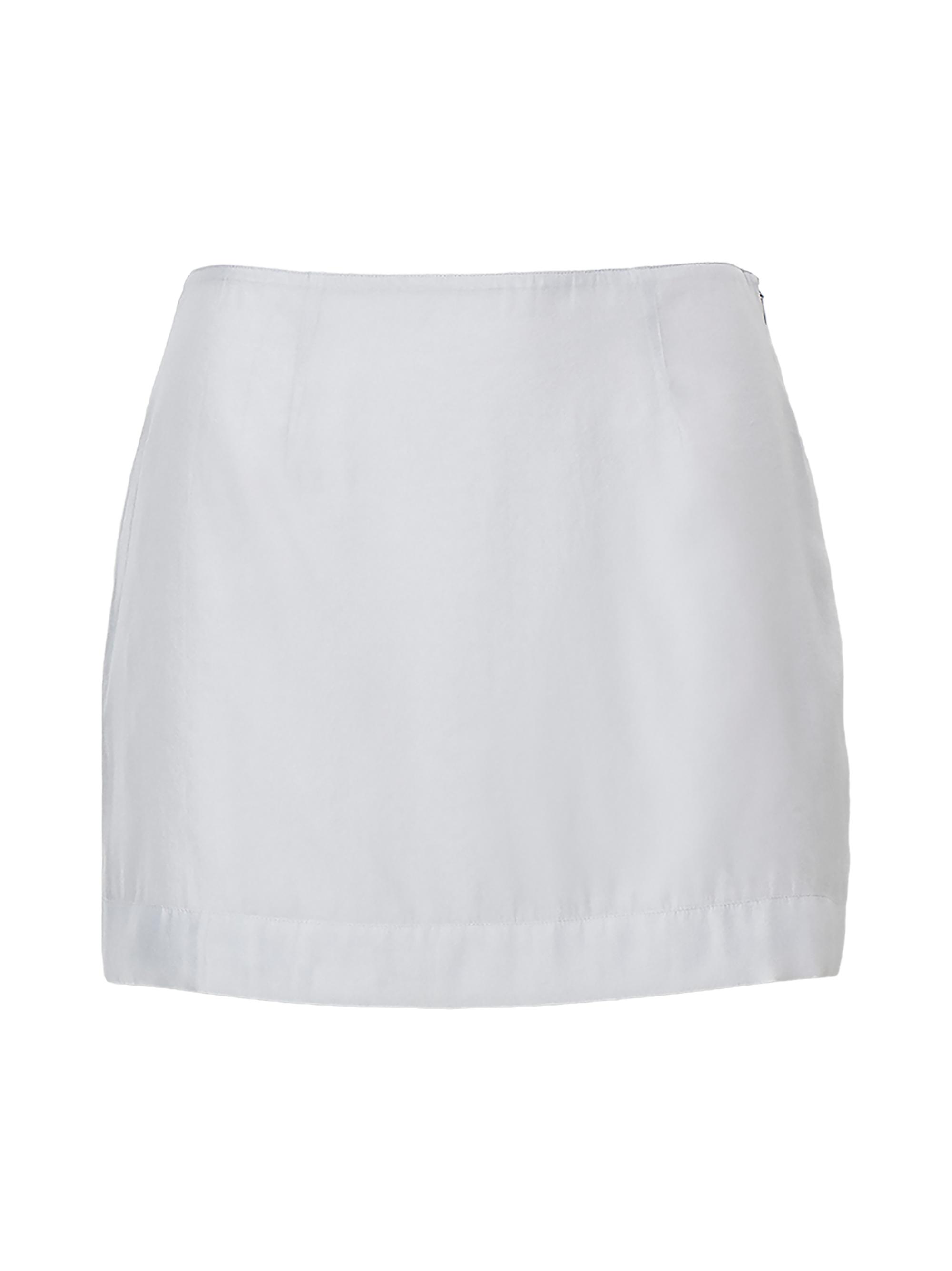 rag & bone Women's Piper Organza A-Line Miniskirt - Grey