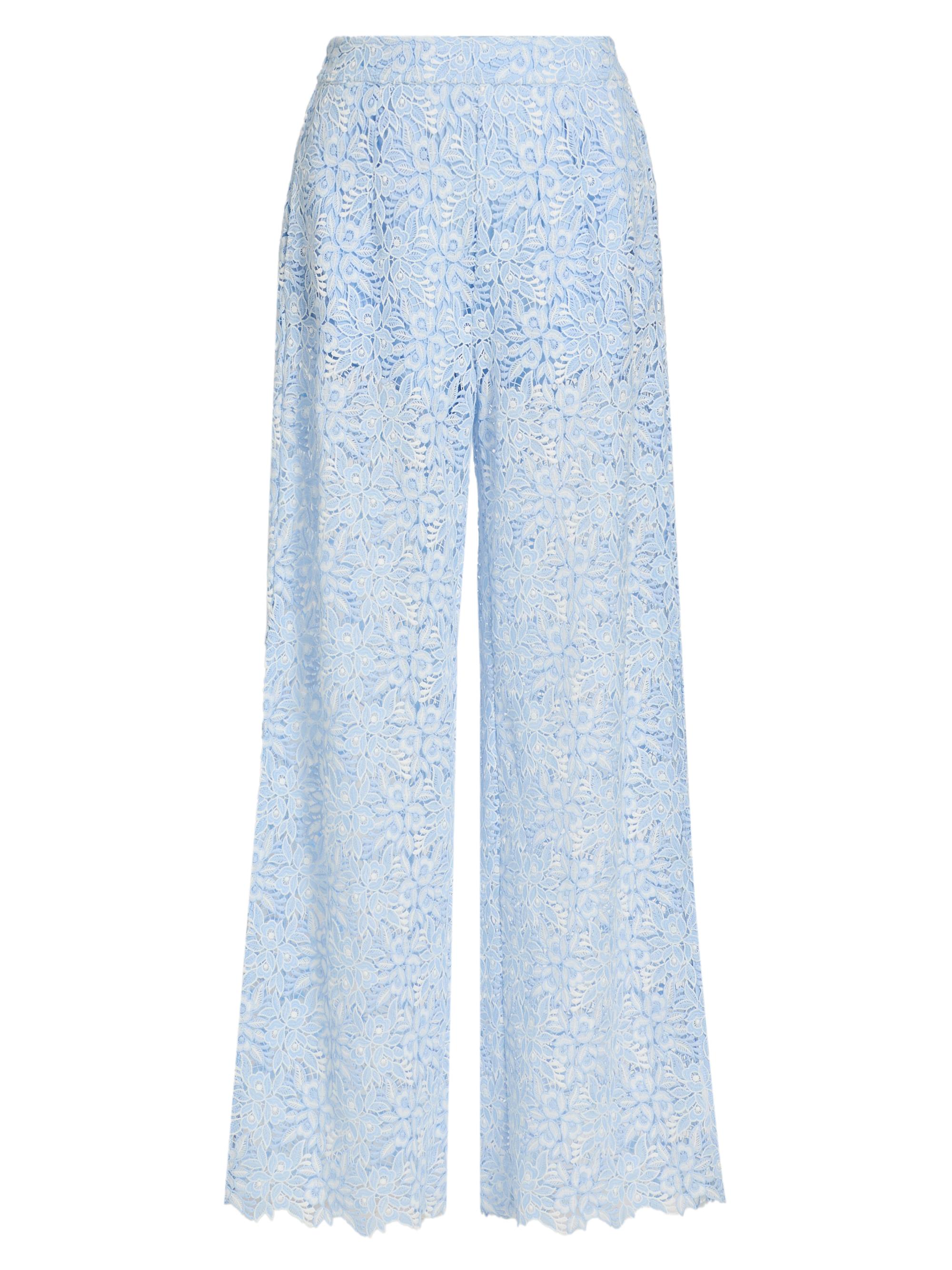 Generation Love Women's Fifi Lace Pants - Light Blue White