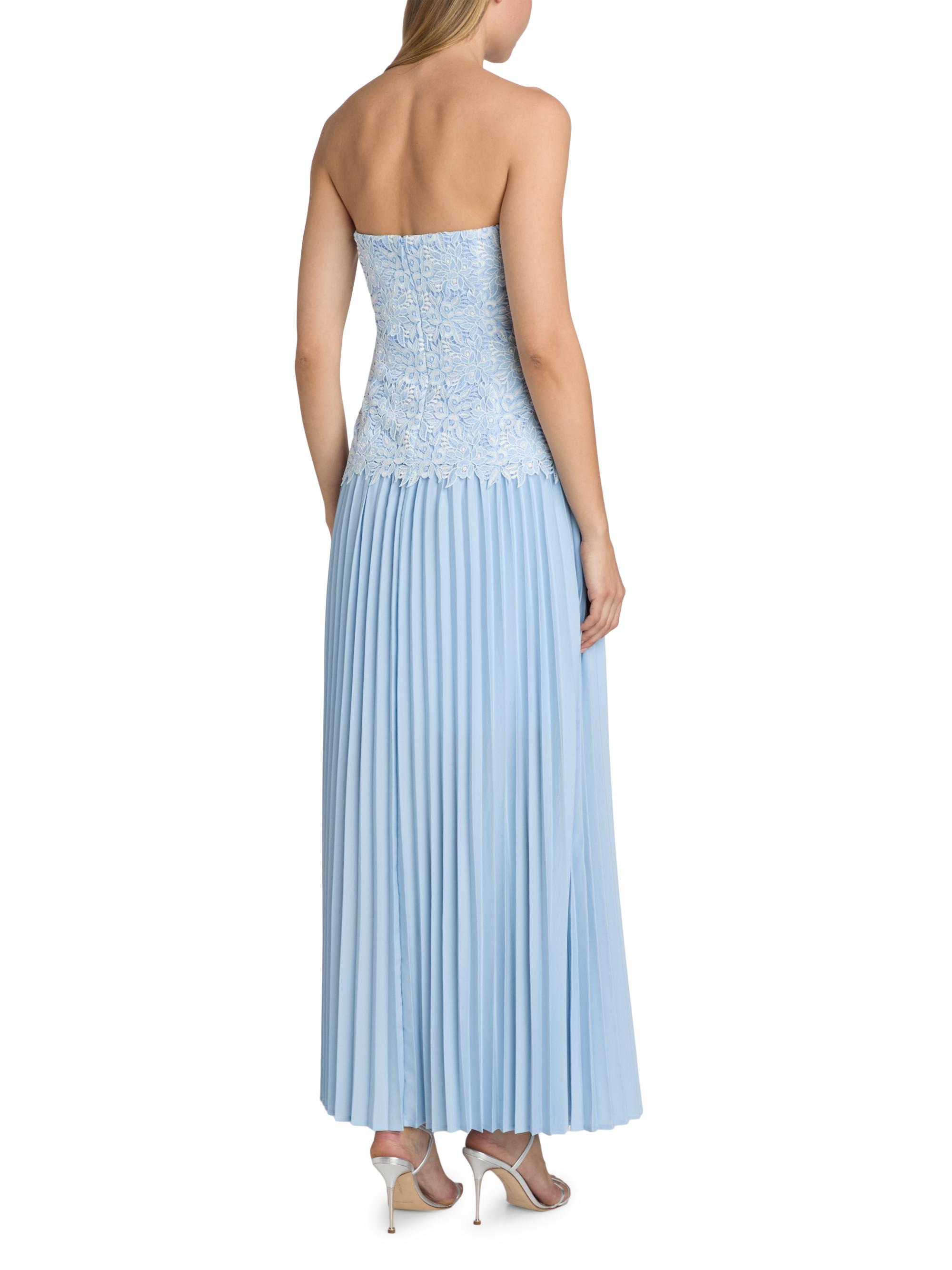 Generation Love Cody Lace Pleated Strapless Maxi Dress | Saks Fifth Avenue