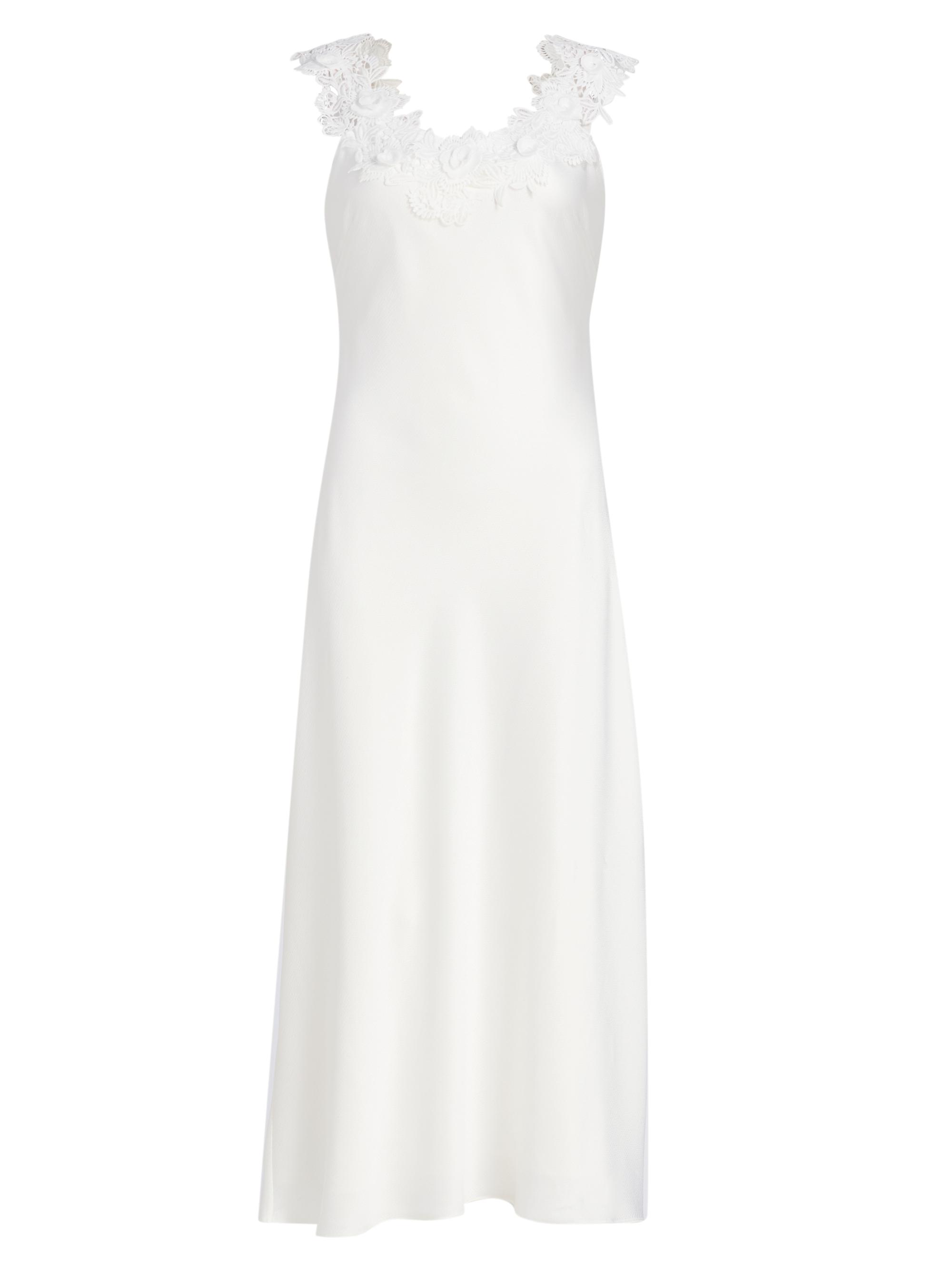 Generation Love Women's Lala Hammered Lace Midi-Dress - White