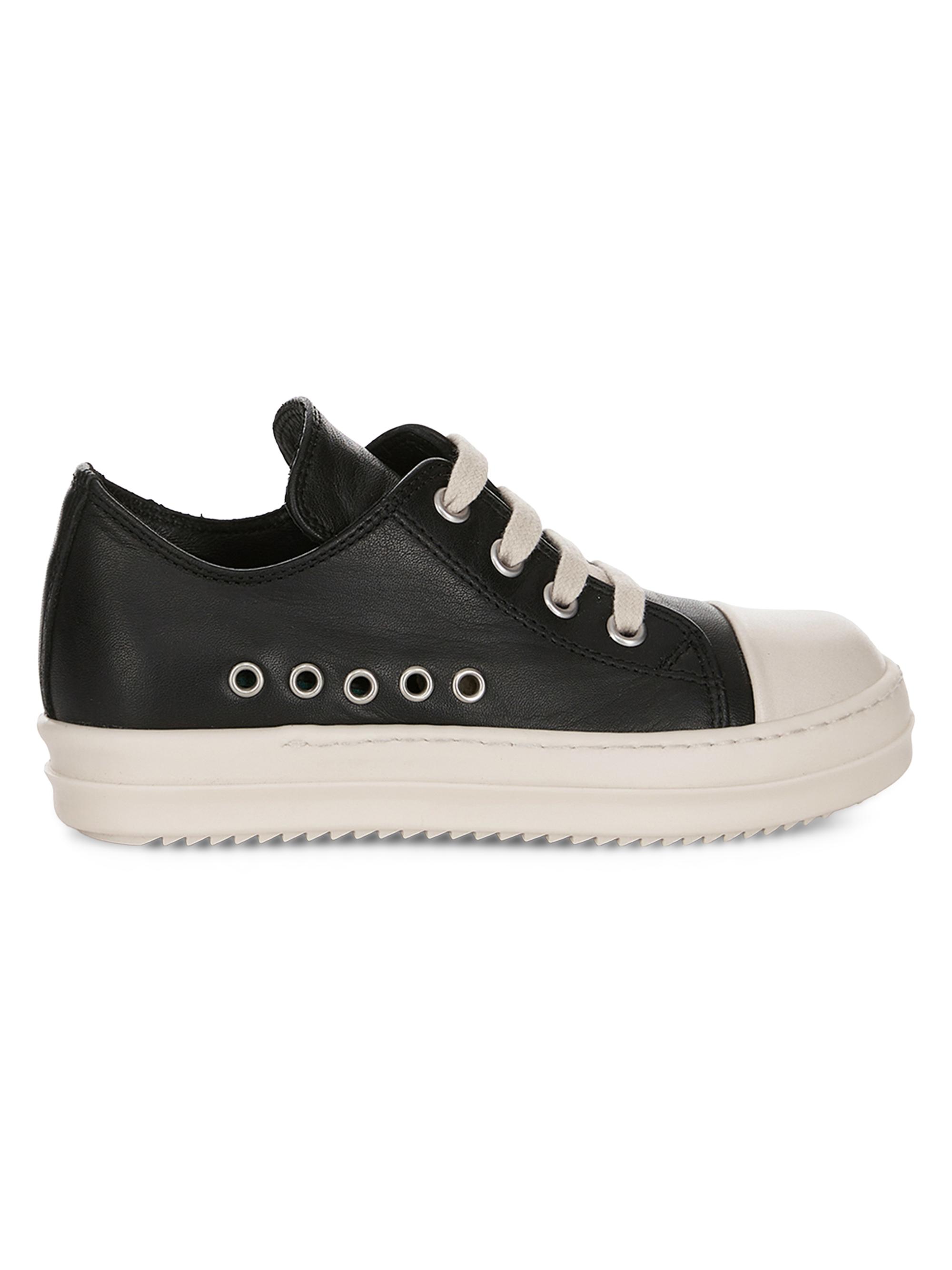 Rick Owens Vintage Leather Low-Top Sneakers | Saks Fifth Avenue