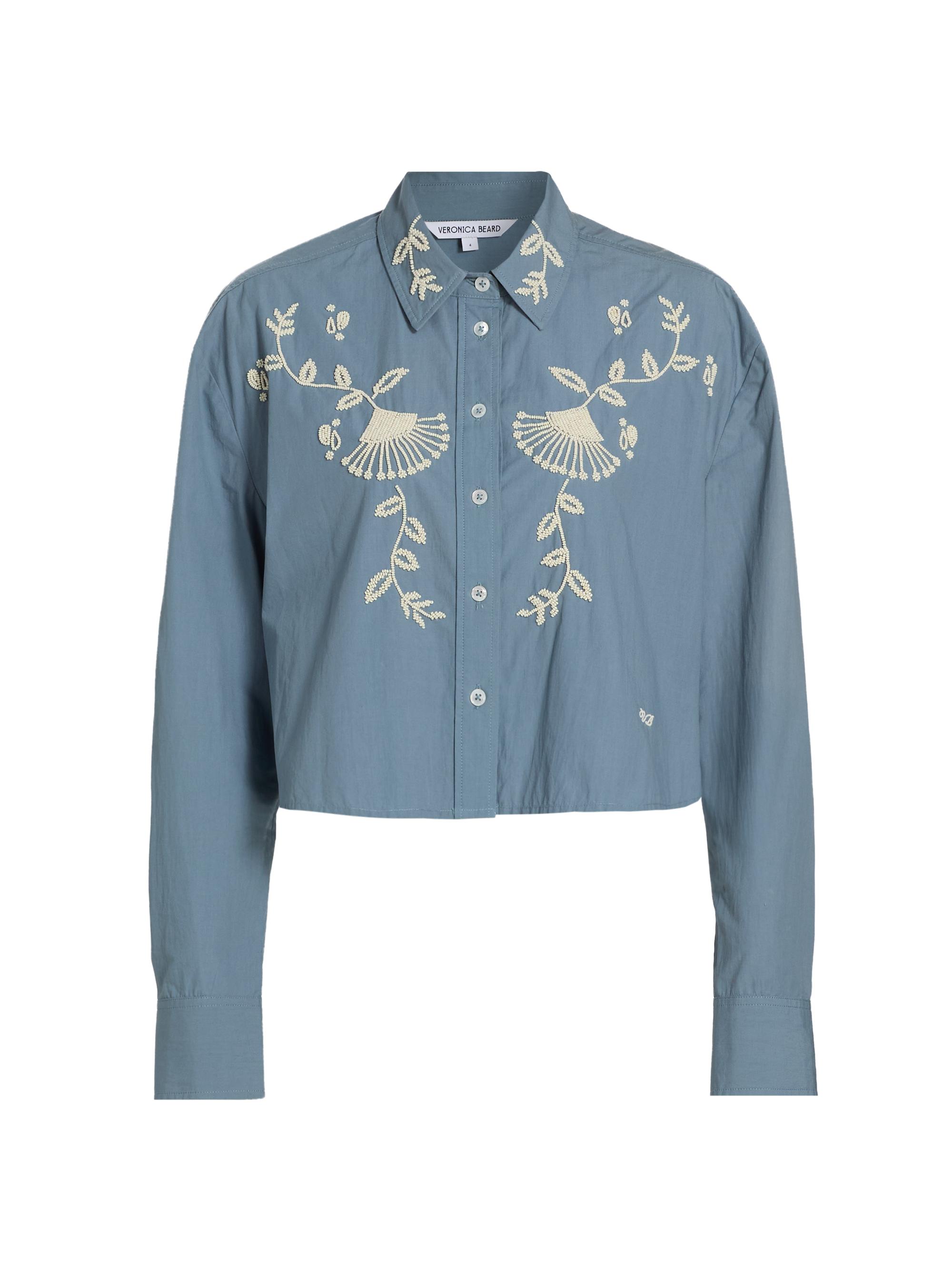 Veronica Beard Hickory Silk-Blend Paisley Blouse | Saks Fifth Avenue