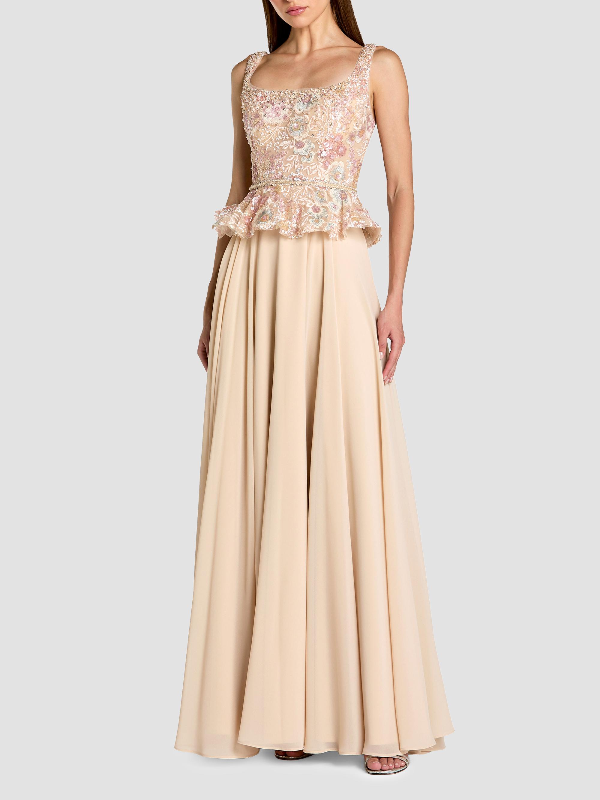 peplum dress petite Women's Petite V Neck Lace Bodice Peplum Midi Dress, Blush