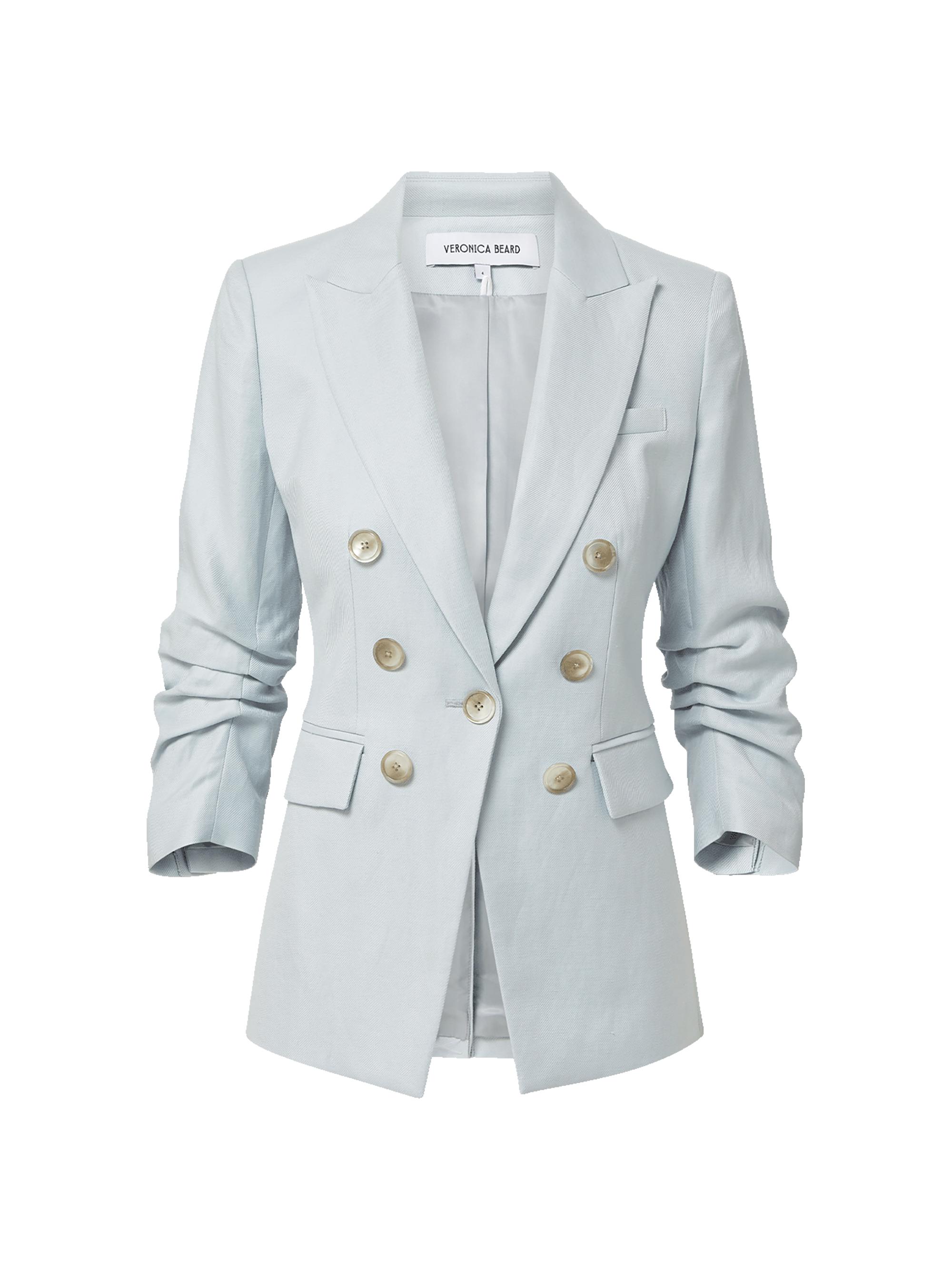 Veronica Beard Women's Tomi Cotton-Blend Dickey Jacket - River Mist