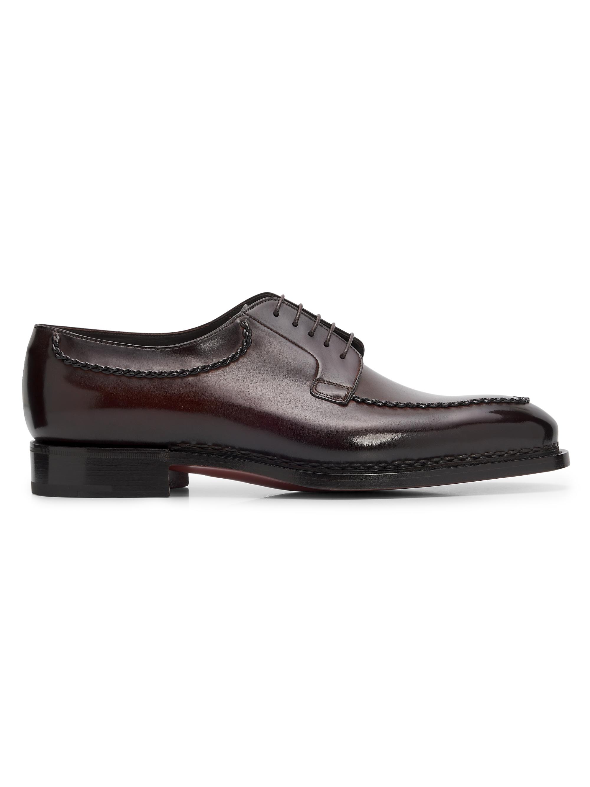 Santoni Leather Loafers | Saks Fifth Avenue