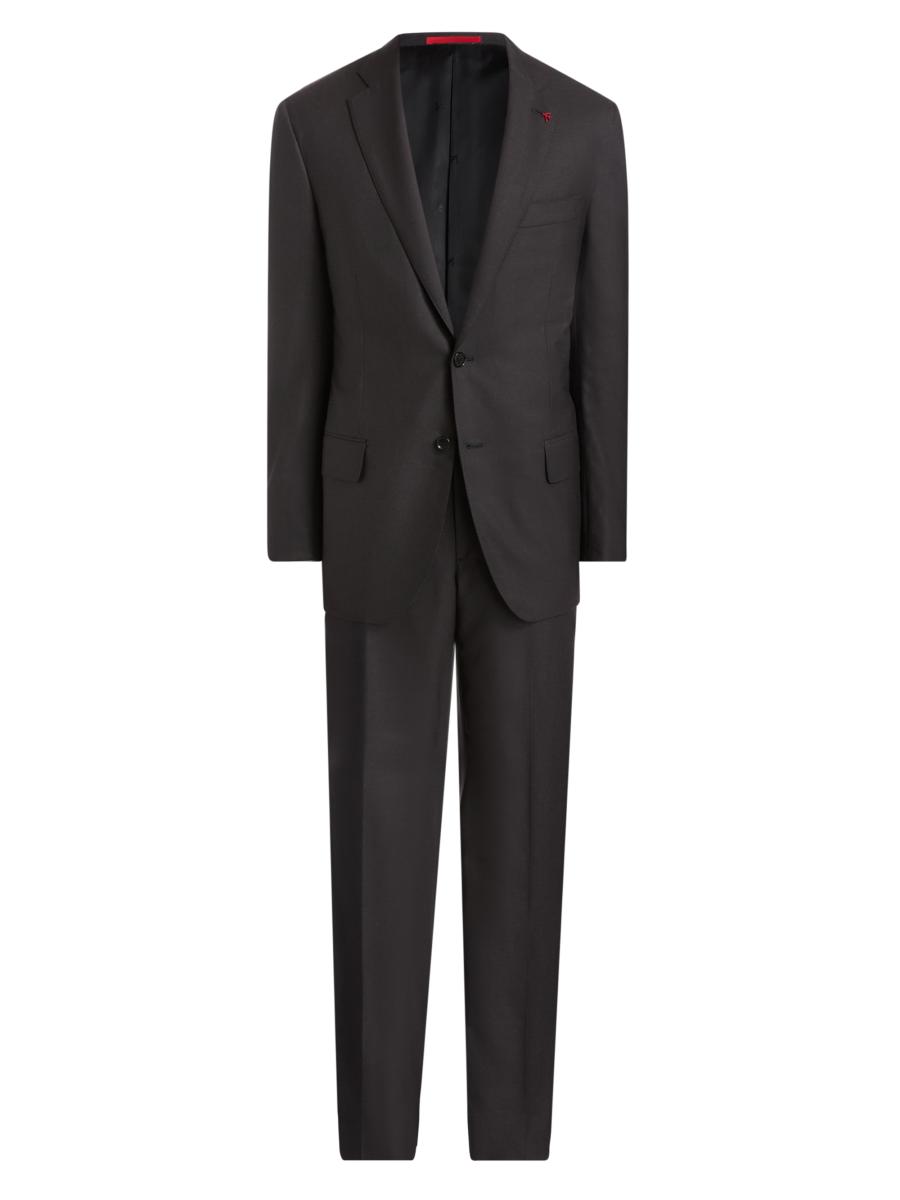 Isaia Men's Sanita Wool Suit In Gray