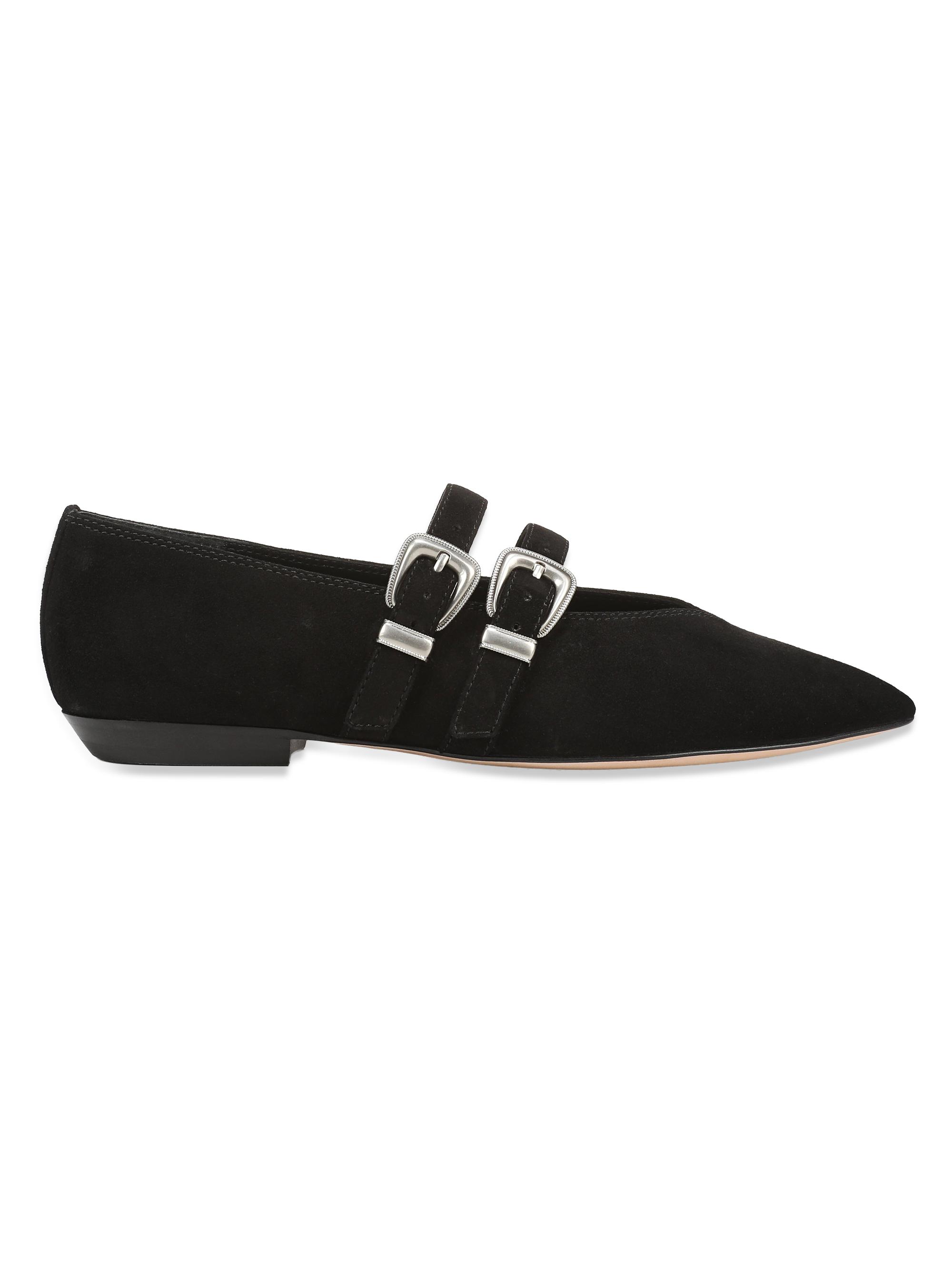 Veronica Beard Women's Bancroft Suede Mary Janes - Black | Thumbnail 5