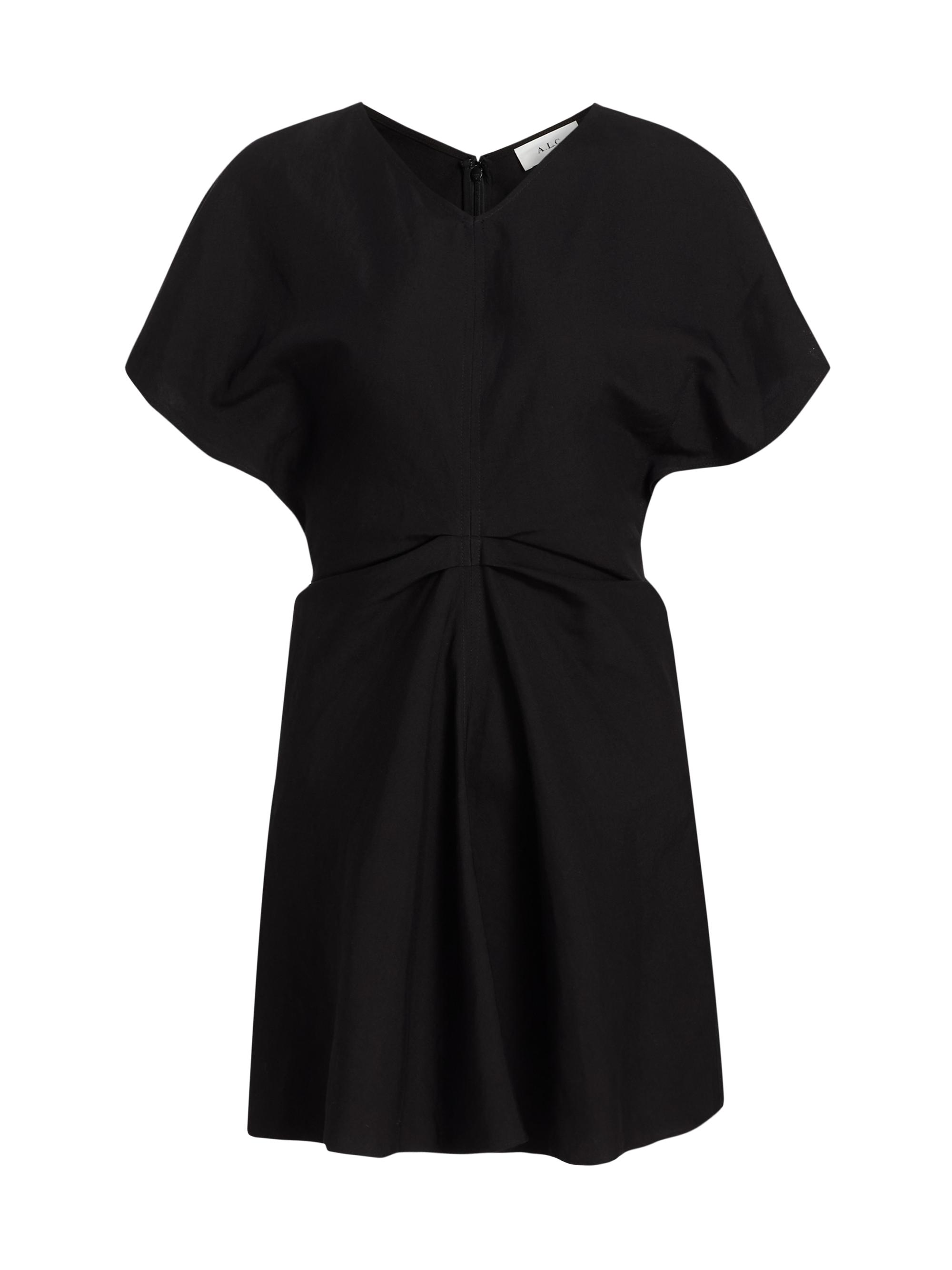 A.L.C. Women's Leni Linen-Blend Minidress - Black