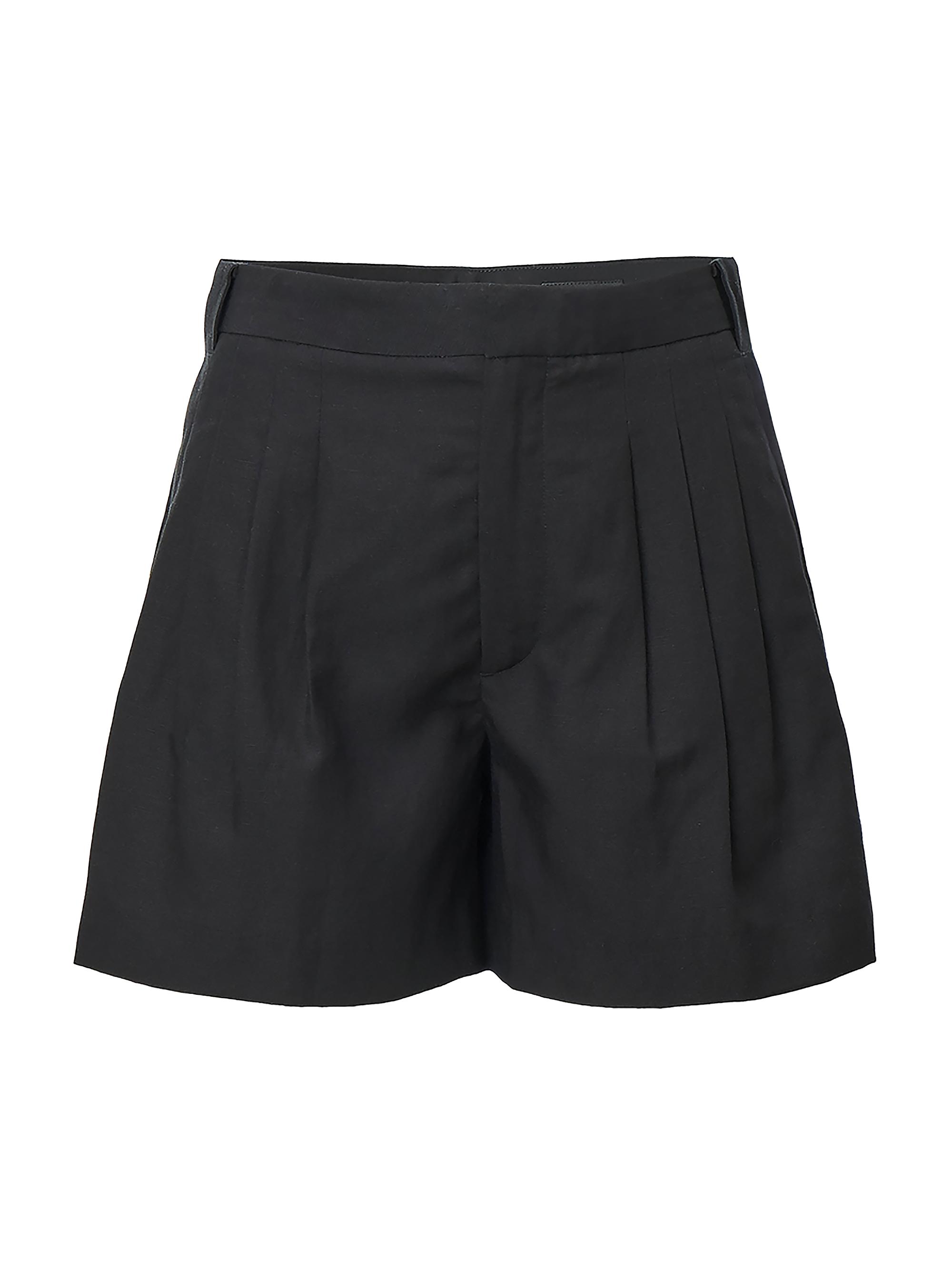 DÔEN Larue Pleated Linen Shorts | Saks Fifth Avenue