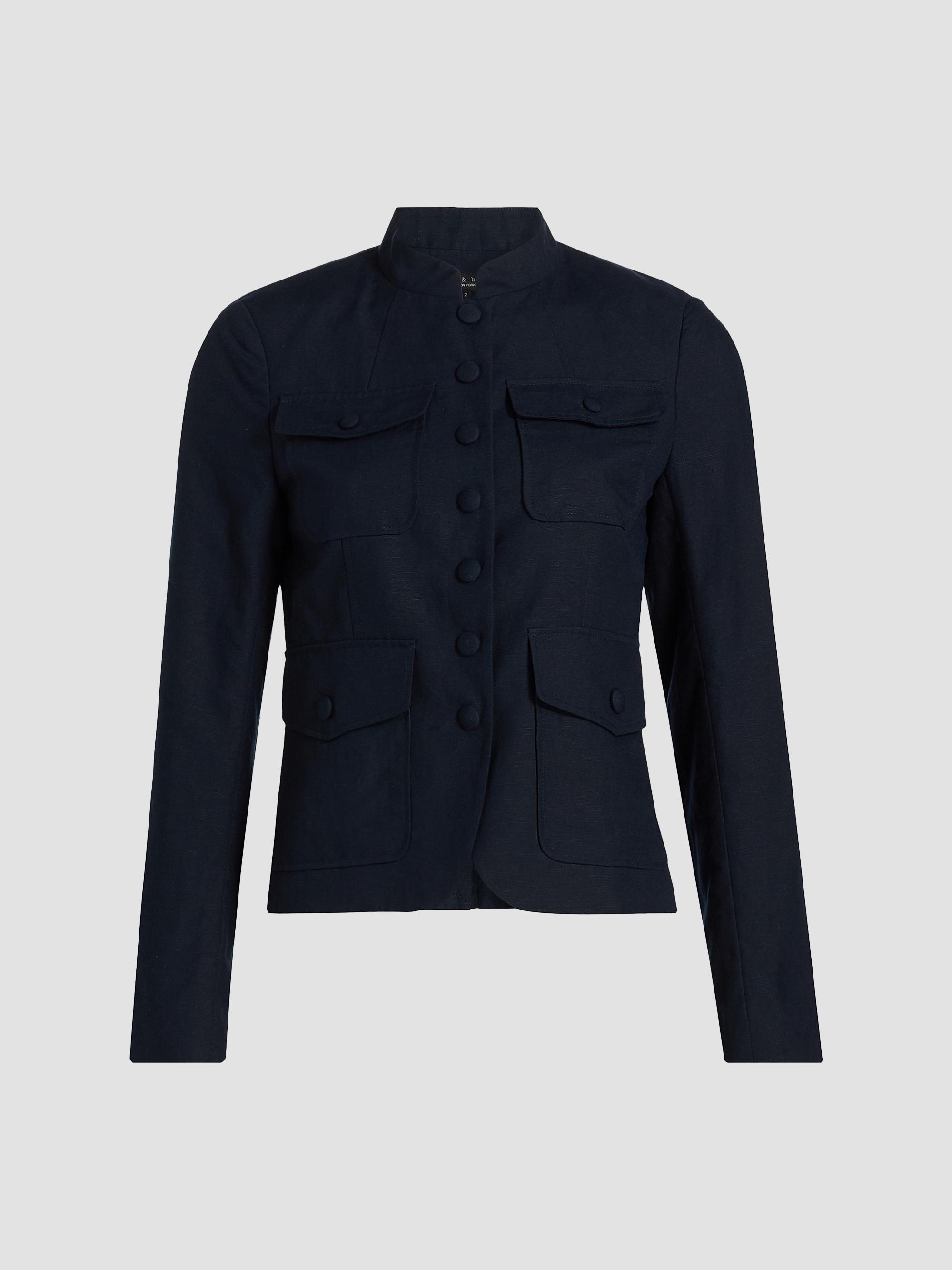 rag & bone Women's Mercer Flap-Pocket Blazer - Sal | Thumbnail 8