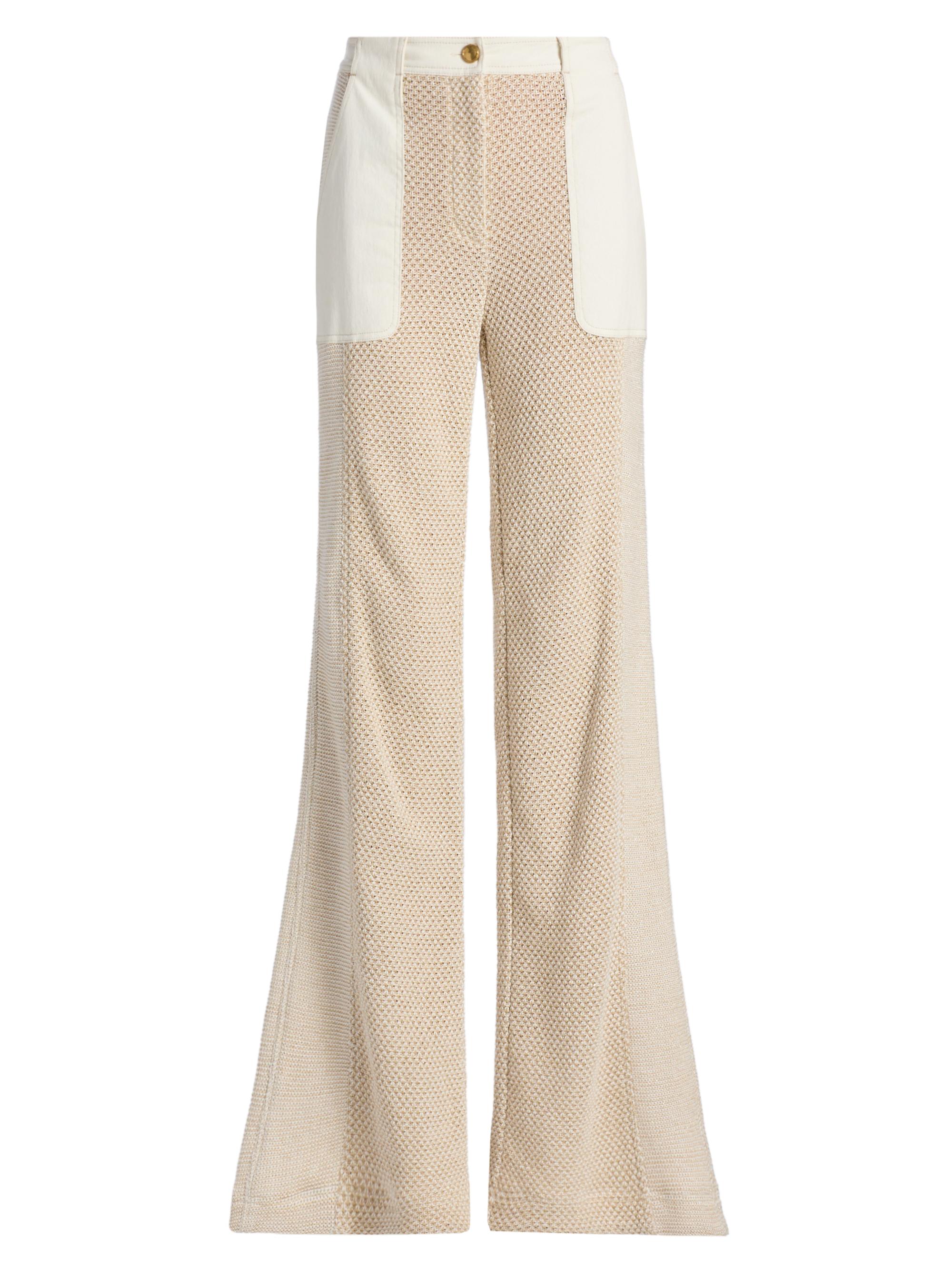 Ramy Brook Women's Jaime Cotton-Blend Net Pants - Sandstone Tweed
