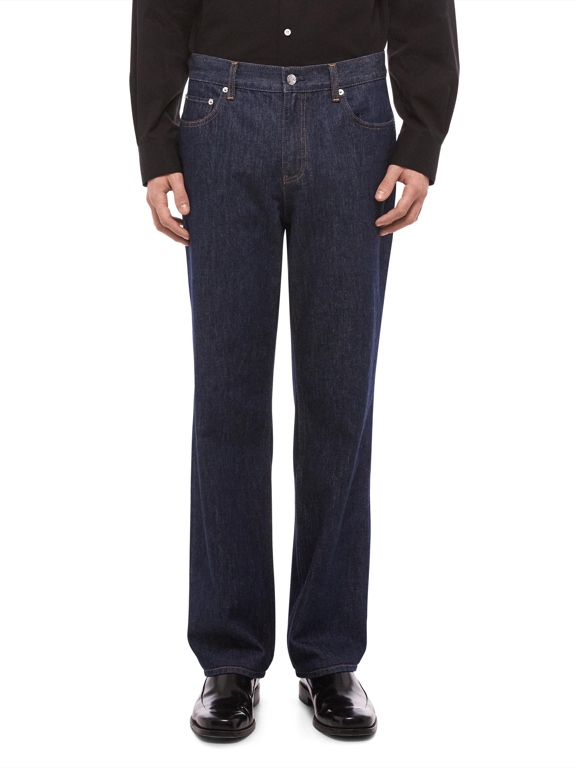 Helmut Lang Men's Mid-Rise Slim-Fit Straight-Leg Jeans - Rinsed Indigo