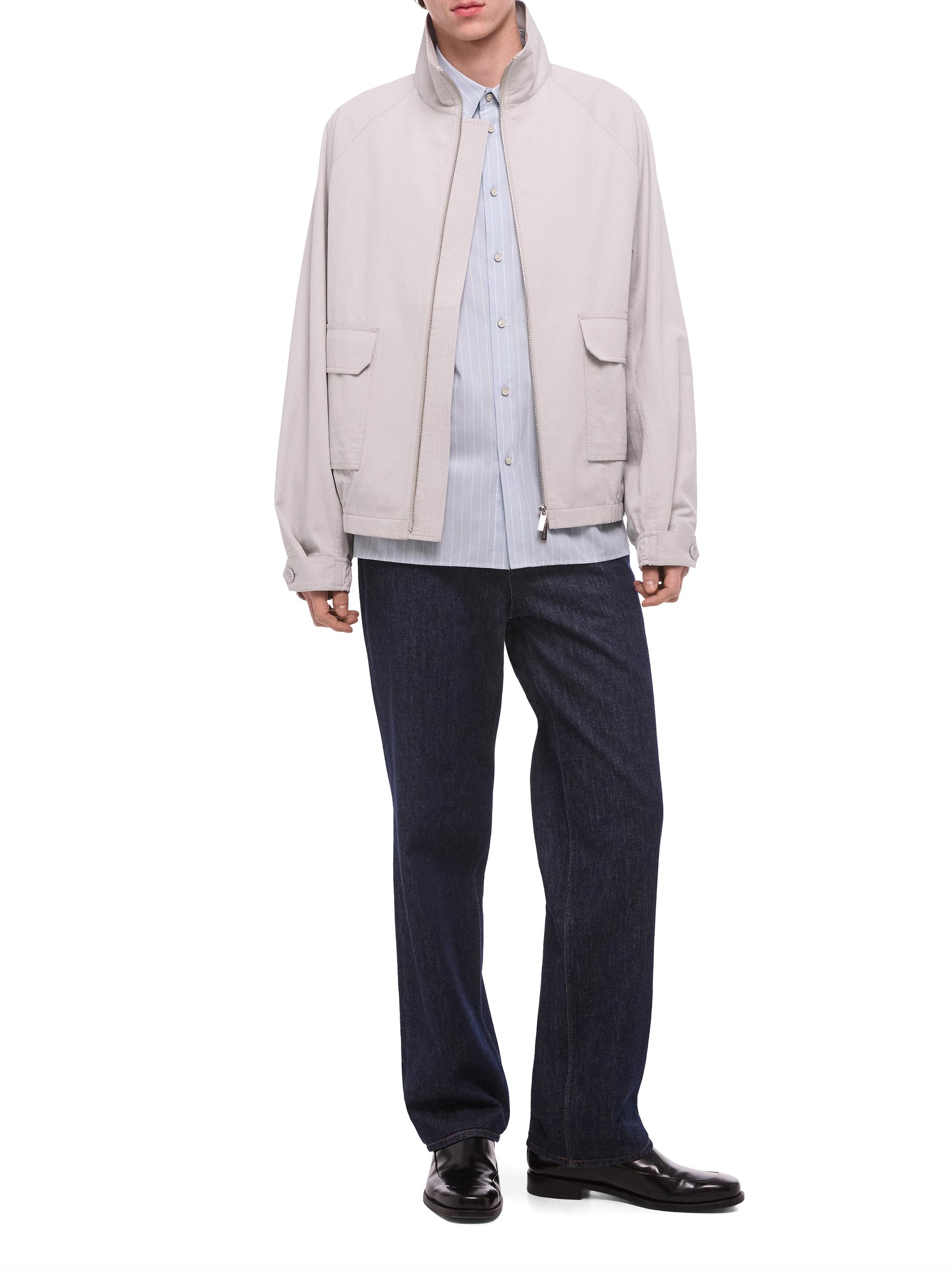 Helmut Lang Men's Utility Twill Jacket - Ice Blue | Thumbnail 6