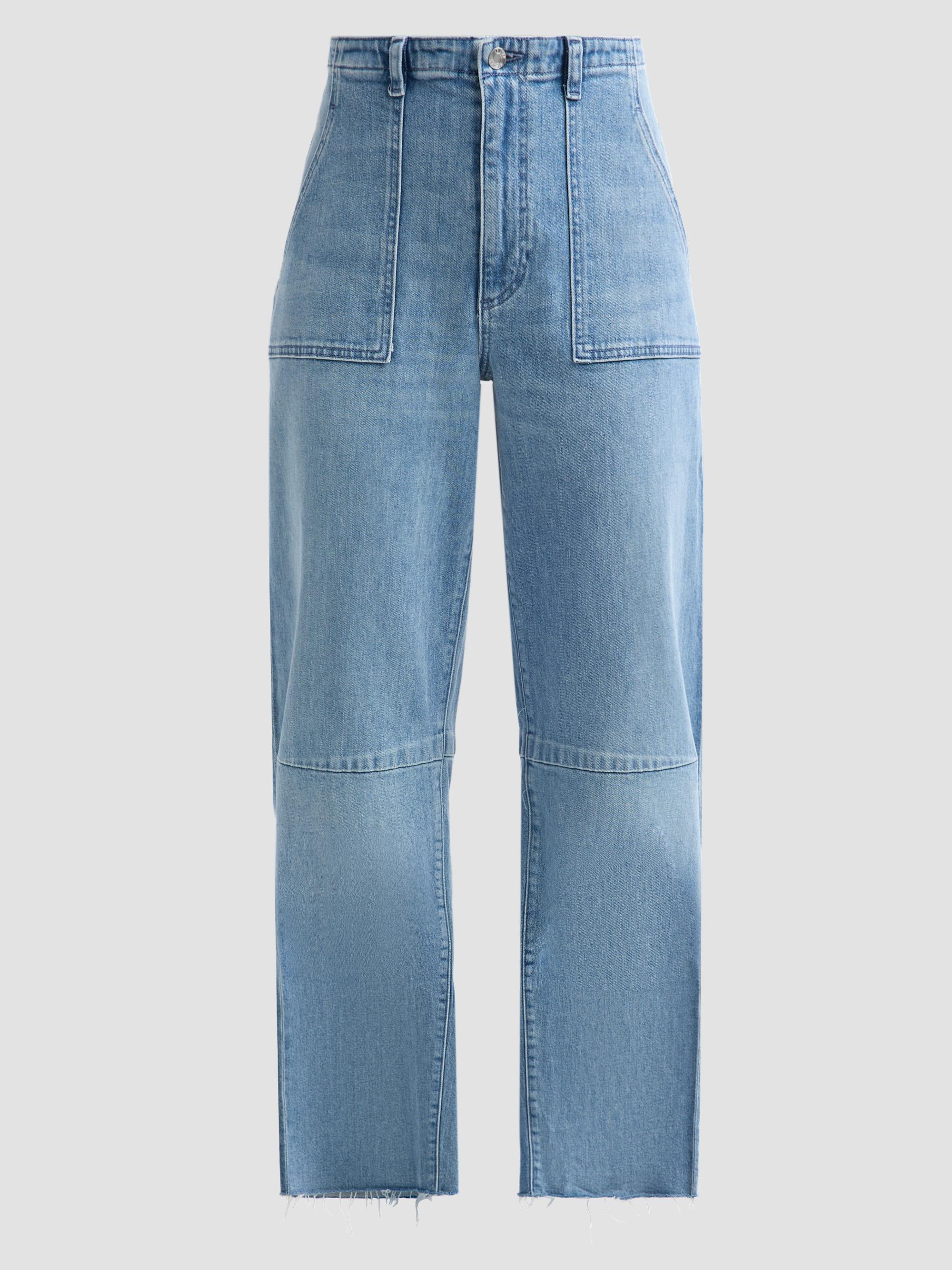 Le Jean Women's Utility Barrel-Leg Jeans - Monterey