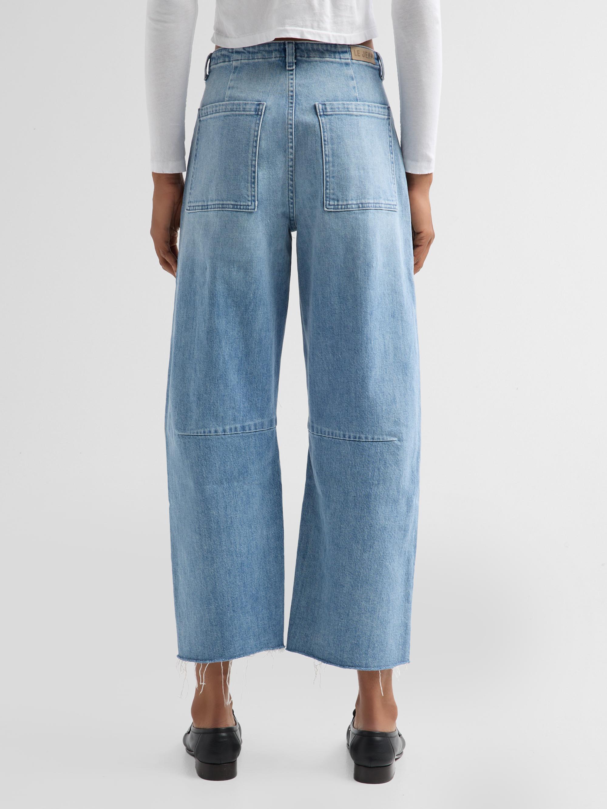 Le Jean Women's Utility Barrel-Leg Jeans - Monterey | Thumbnail 3