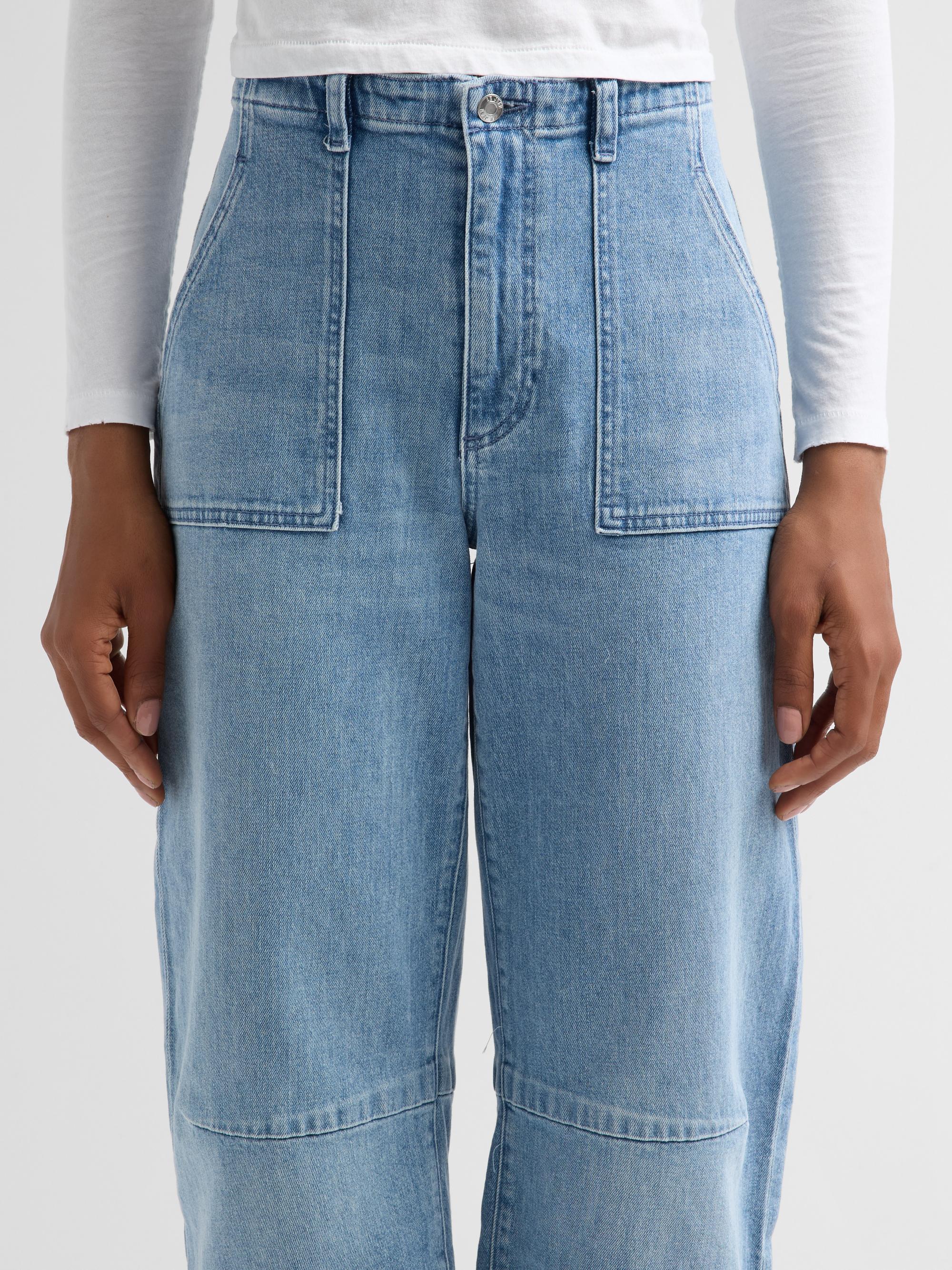 Le Jean Women's Utility Barrel-Leg Jeans - Monterey | Thumbnail 5