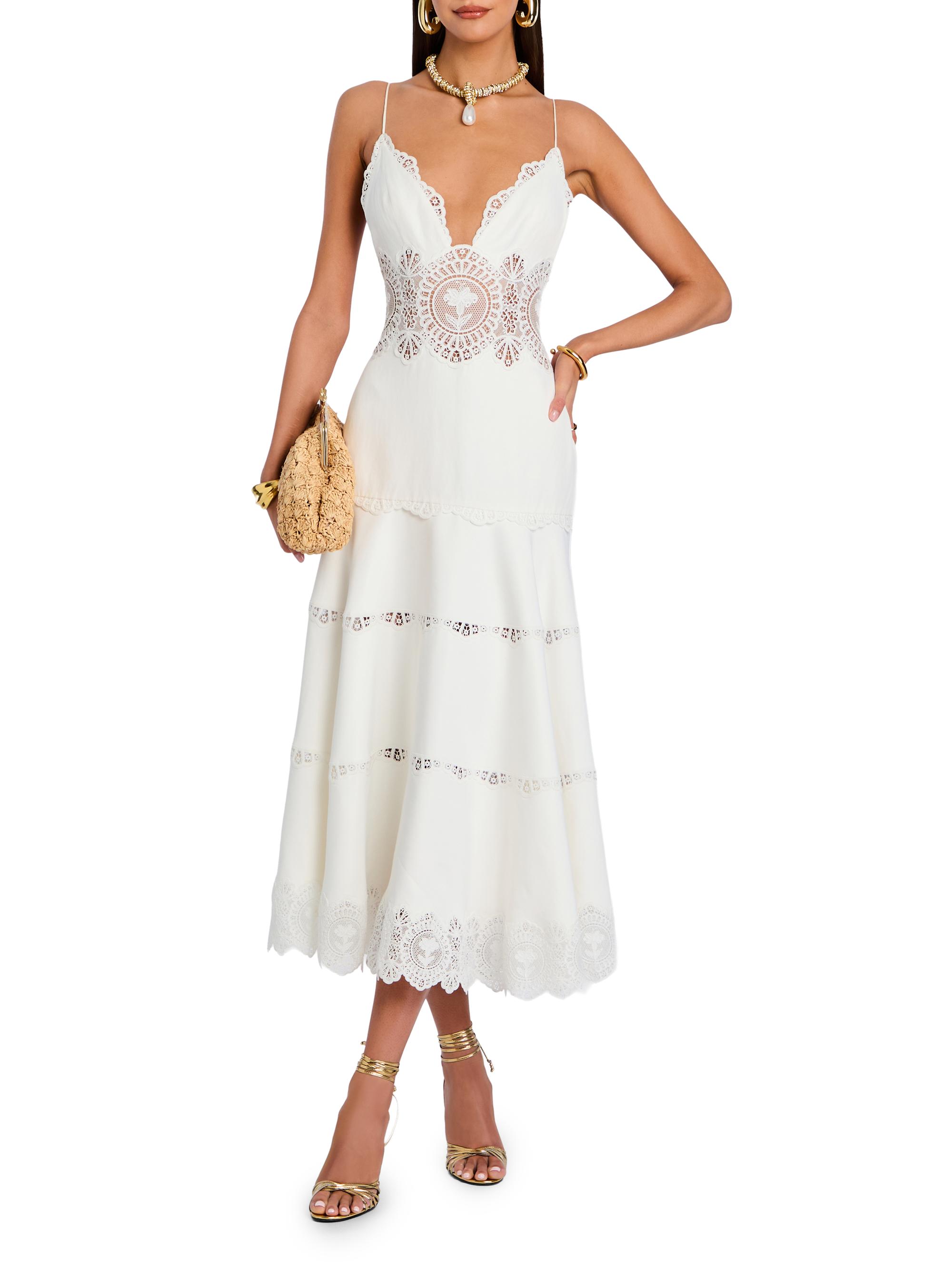 the craft dress in linen White Linen Shift Dress