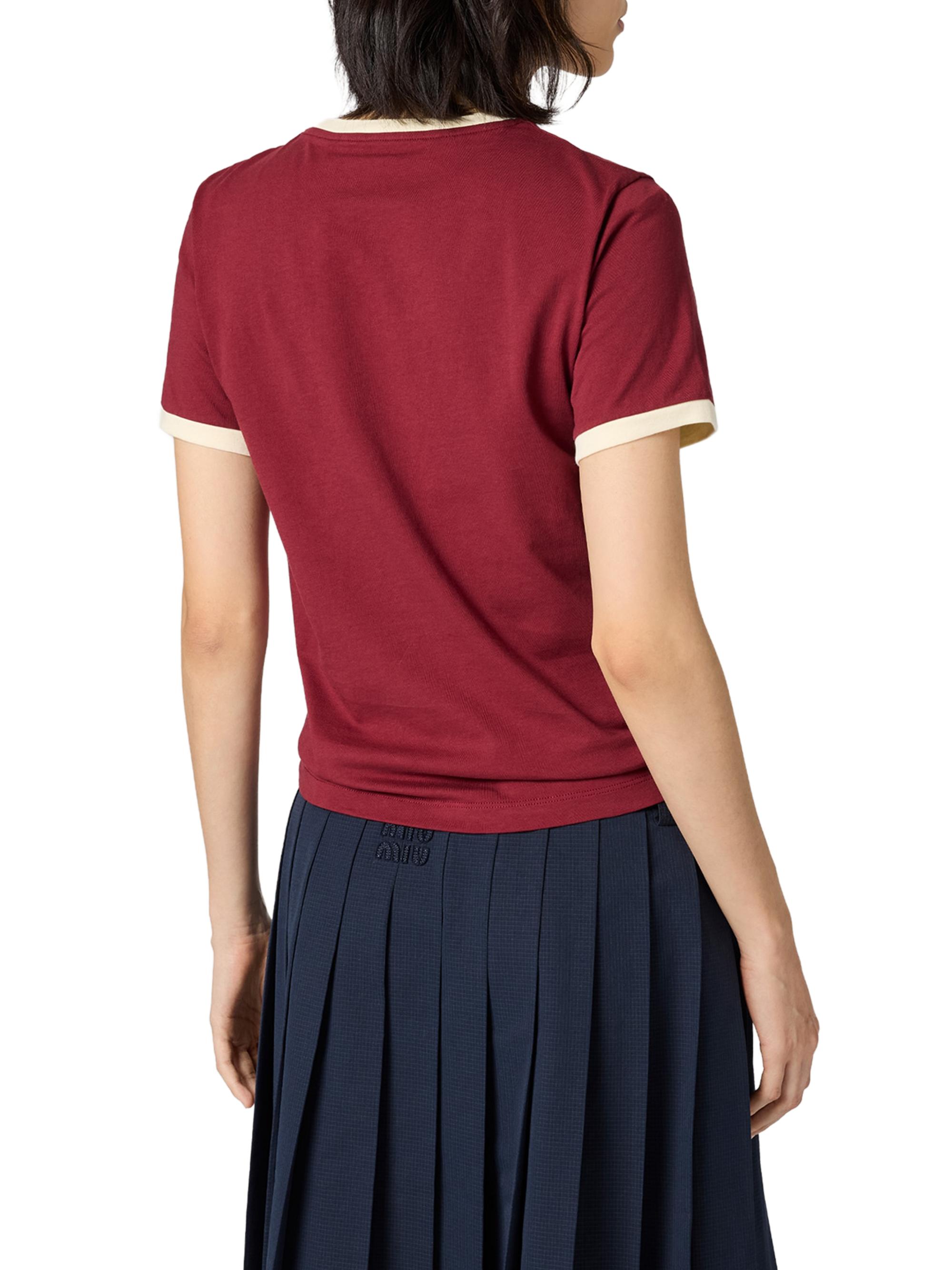 Miu Miu Cotton Jersey T-Shirt | Saks Fifth Avenue