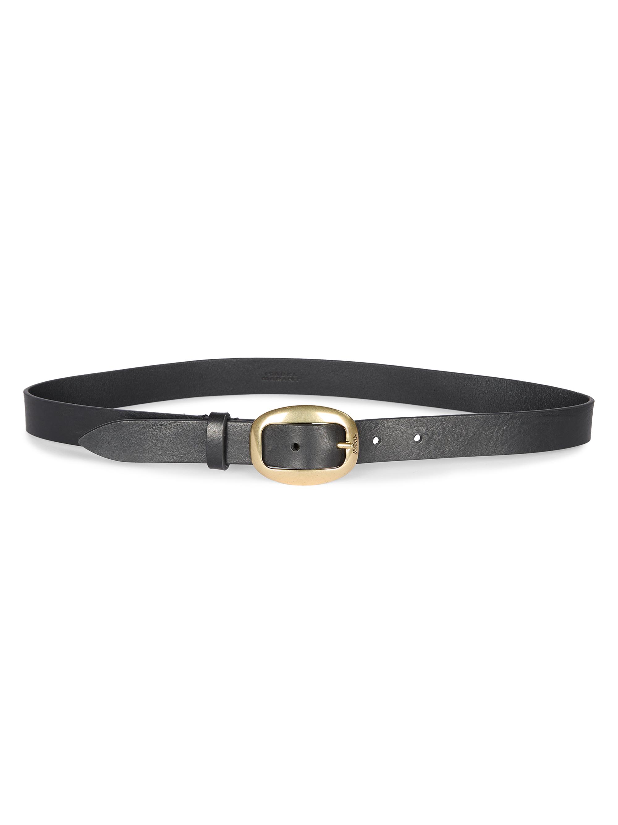 Versace Medusa Safety Pin Leather Belt | Saks Fifth Avenue