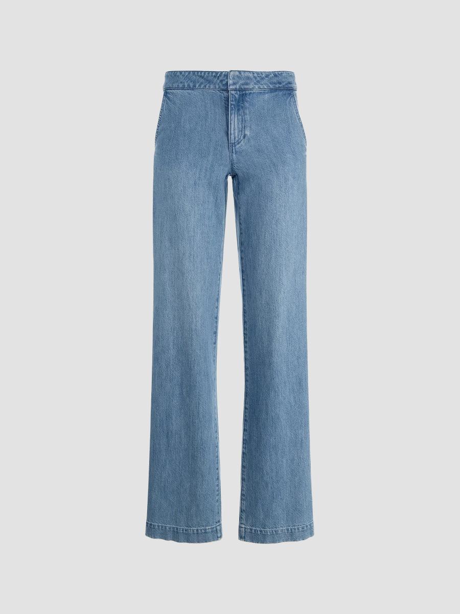 ALICE + OLIVIA Xander Low-Rise Straight-Leg Jeans | Saks Fifth Avenue