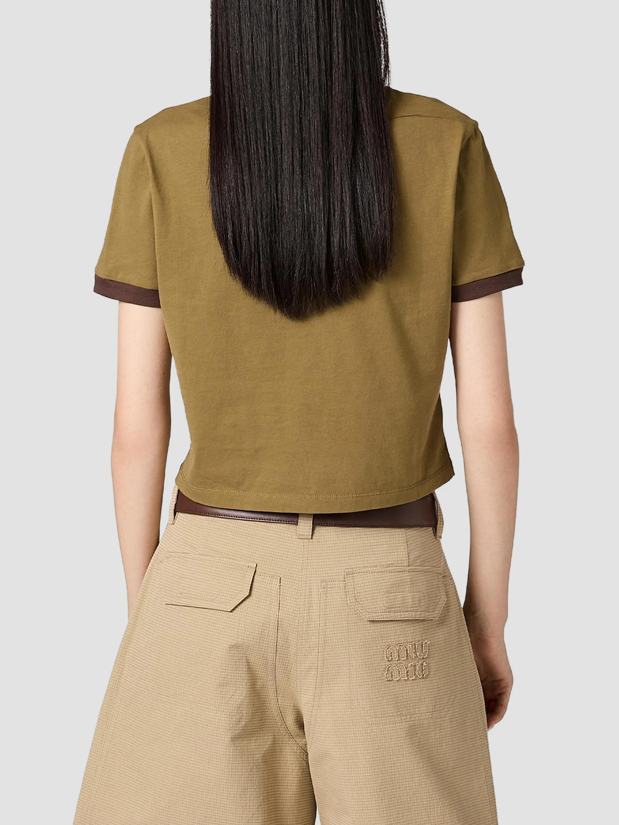 Miu Miu Cotton Jersey T-Shirt | Saks Fifth Avenue