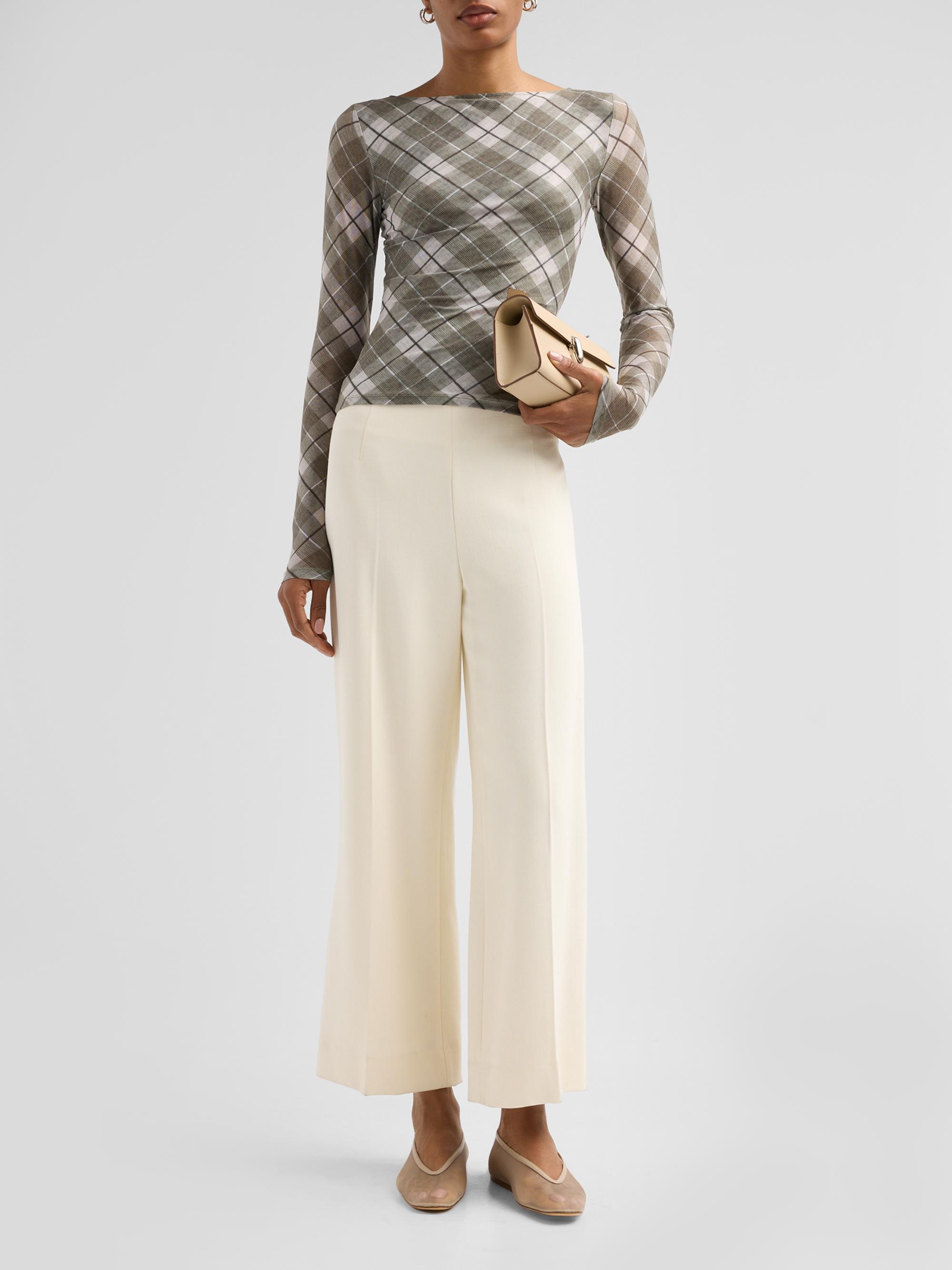 Ronny Kobo Women's Flume Plaid Long-Sleeve Top - Stevie Plaid | Thumbnail 2