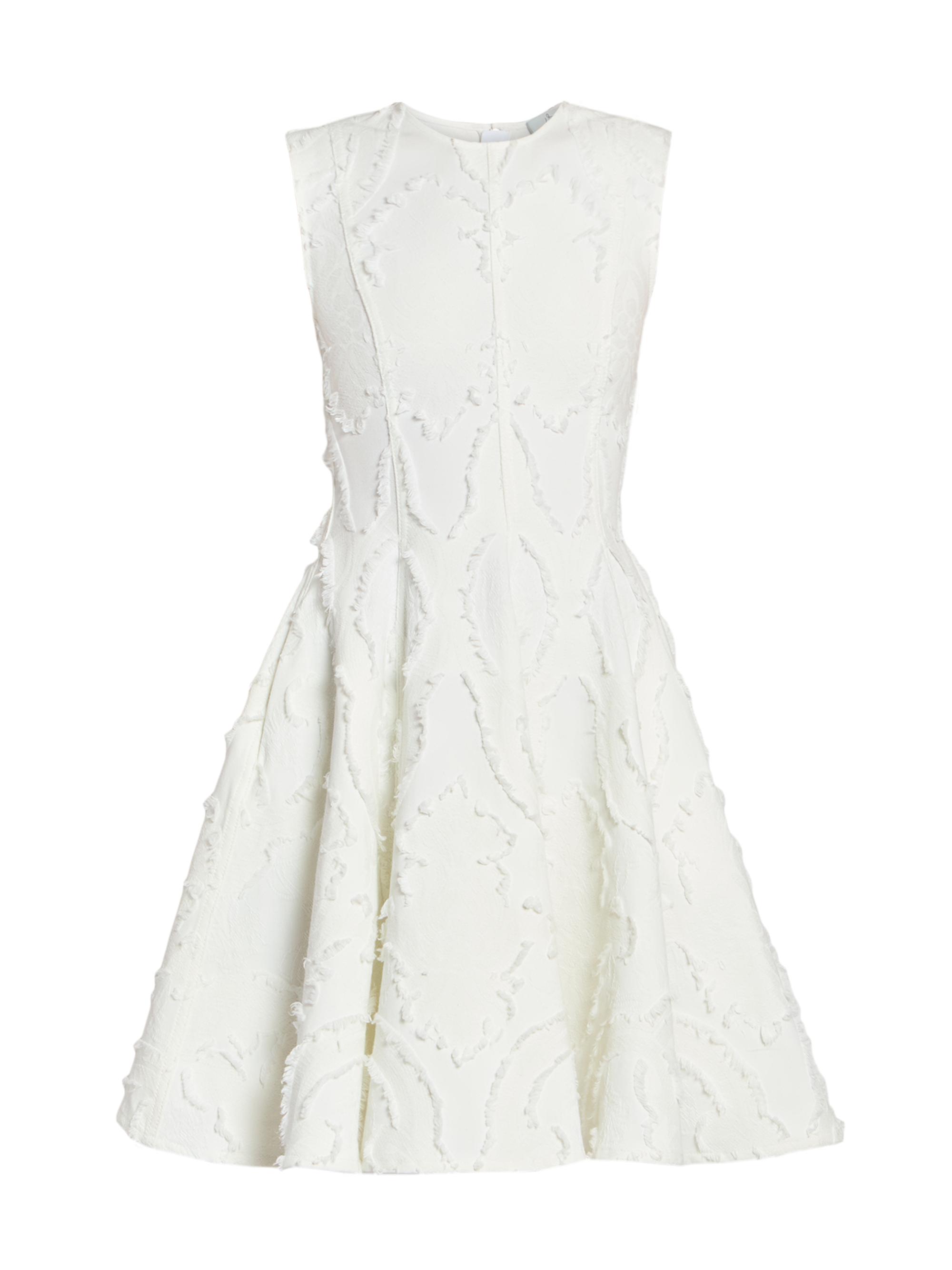 Erdem Women's Textured Denim Fit & Flare Minidress -