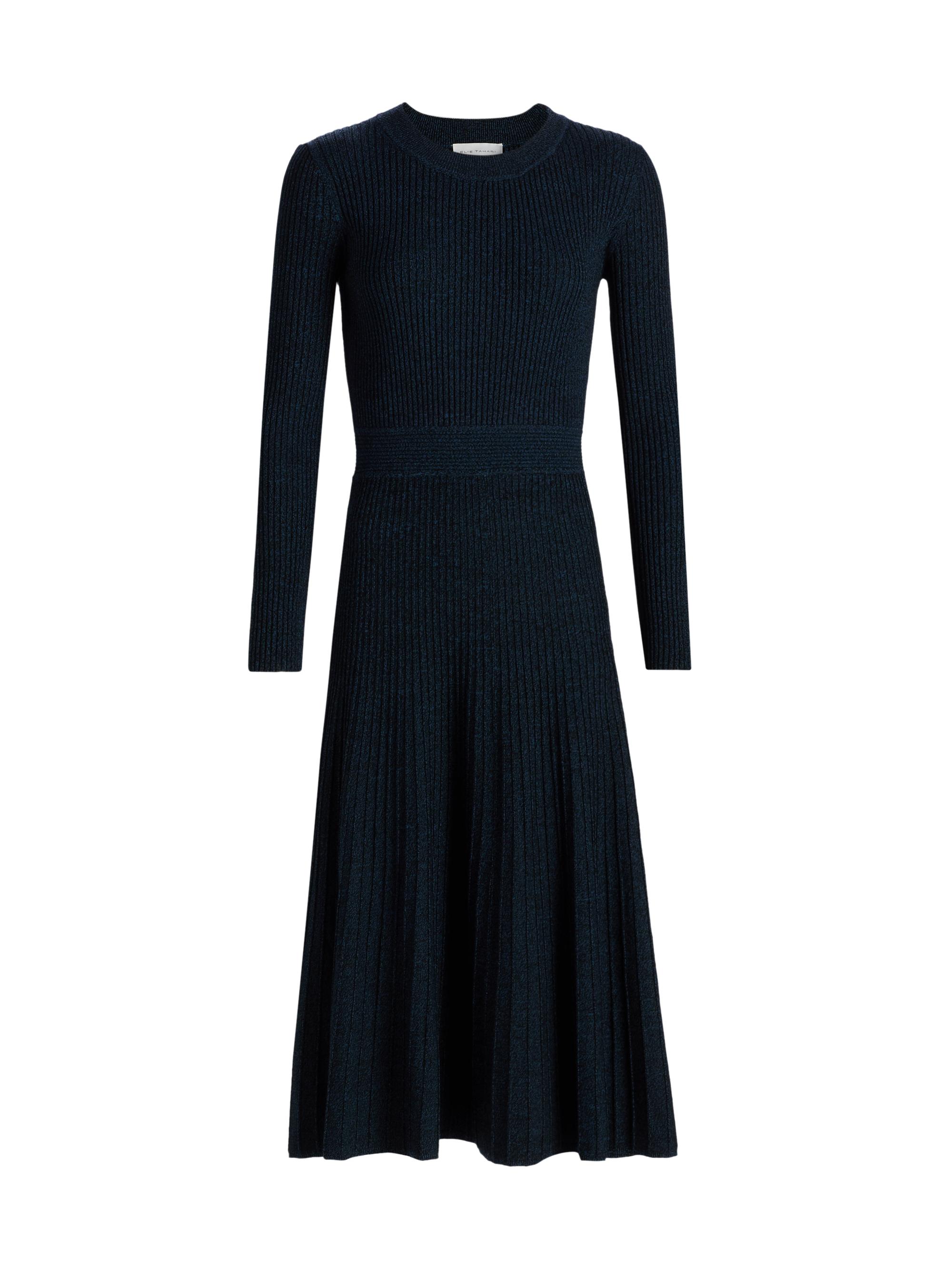 The Sandra Ribbed Midi-Dress