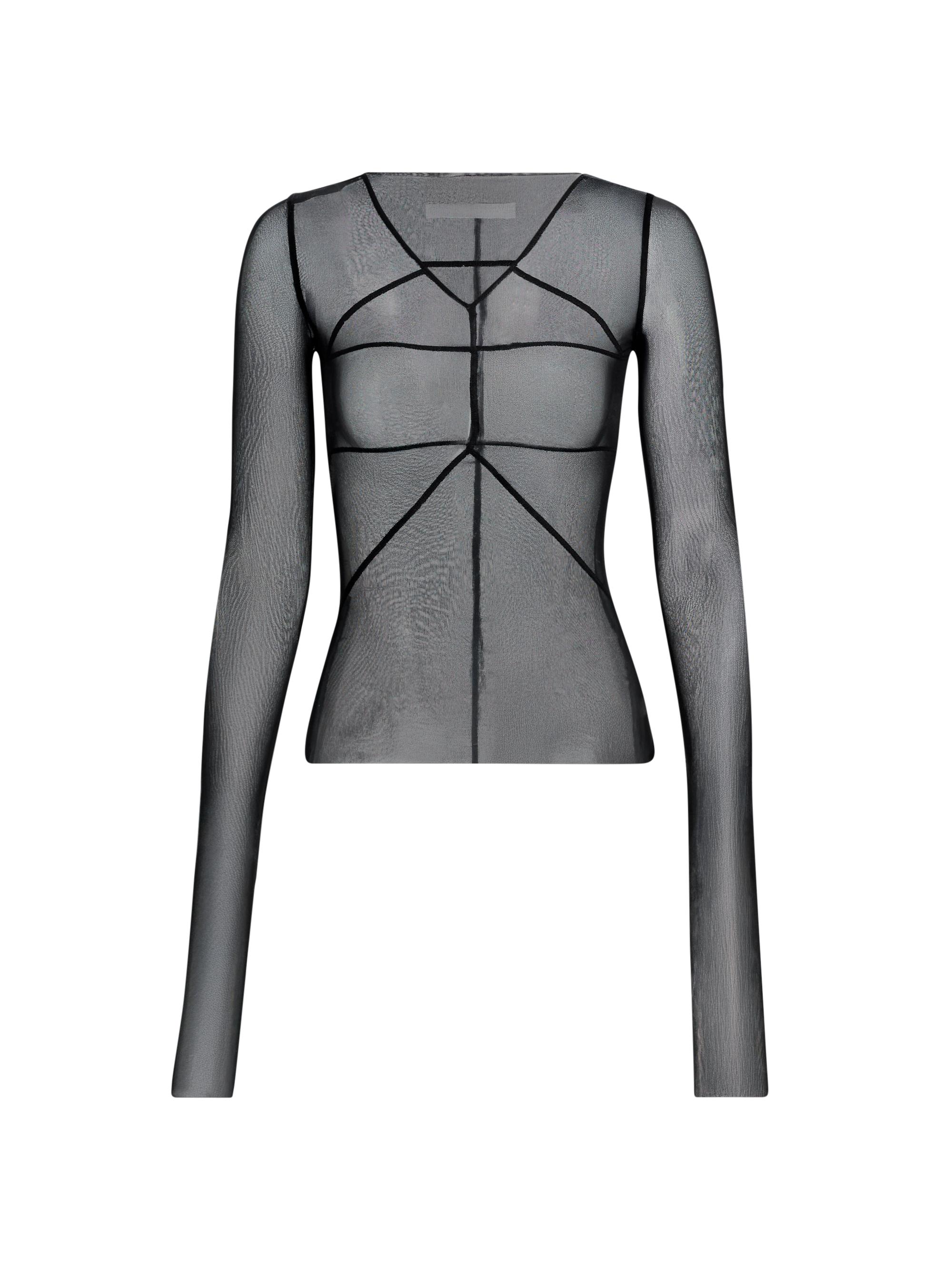 Rick Owens Women's Temple Sheer Top - Black