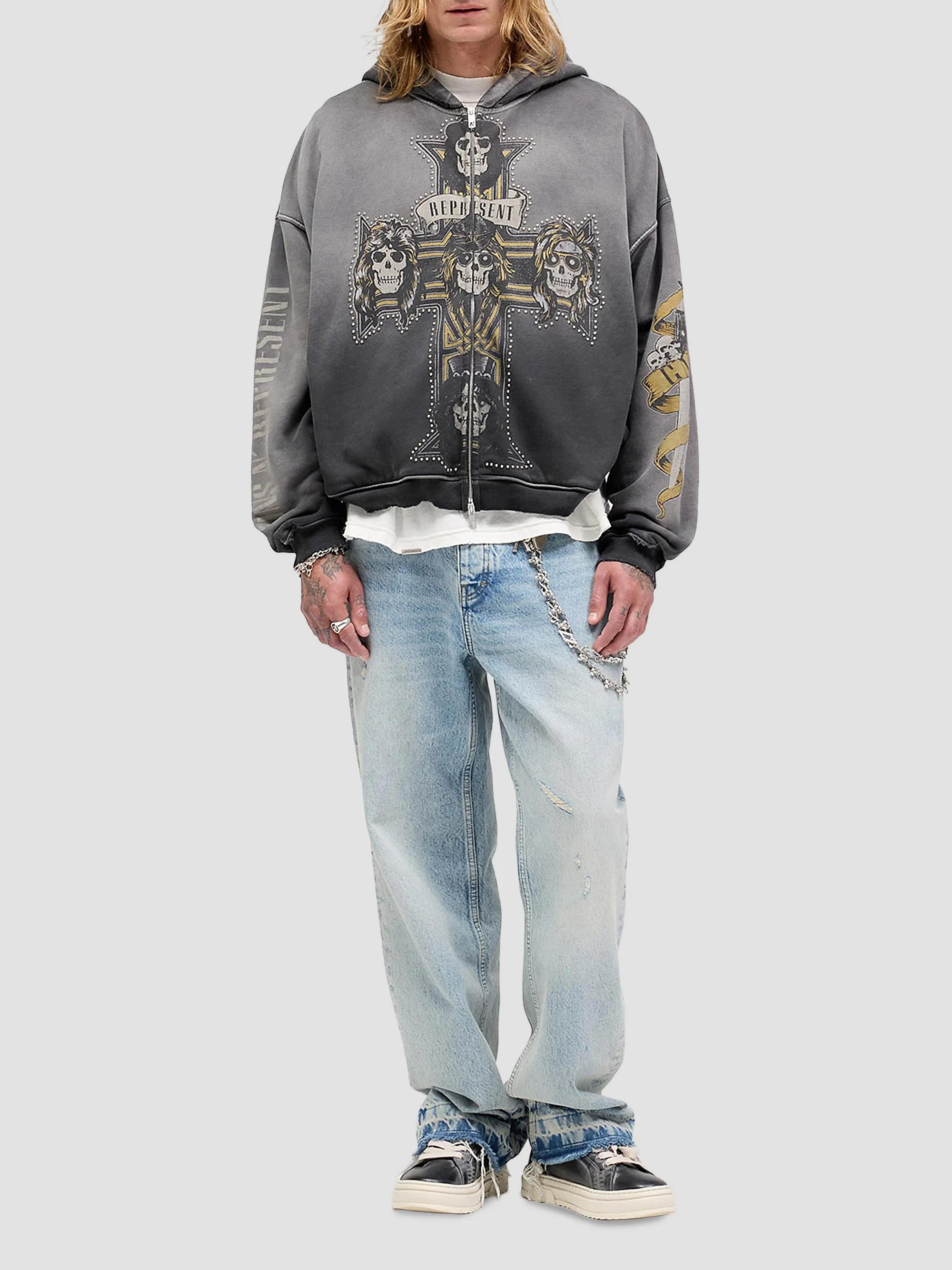 REPRESENT Guns N' Roses Full-Zip Hoodie | Saks Fifth Avenue