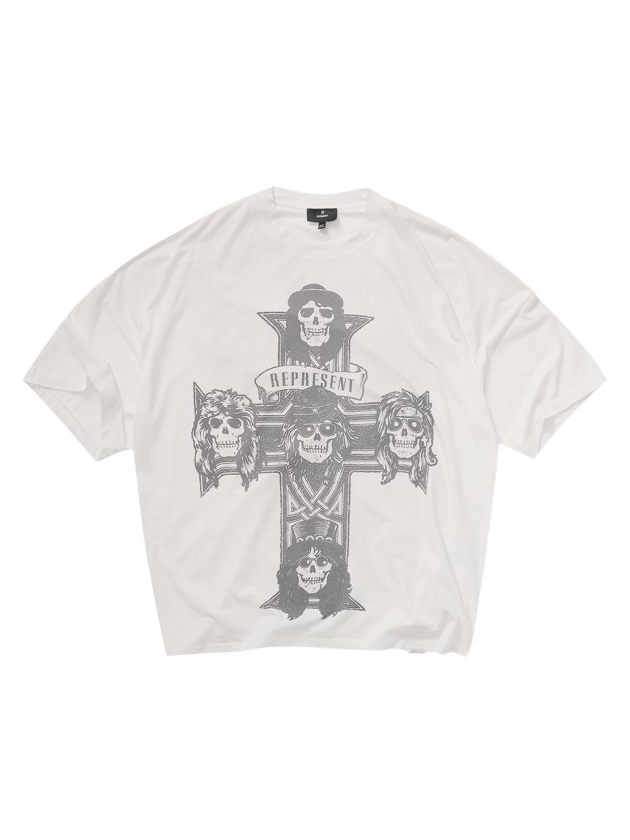 Guns N' Roses Tシャツ Represent Guns N' Roses Cross Crewneck T-Shirt | Saks Fifth Avenue