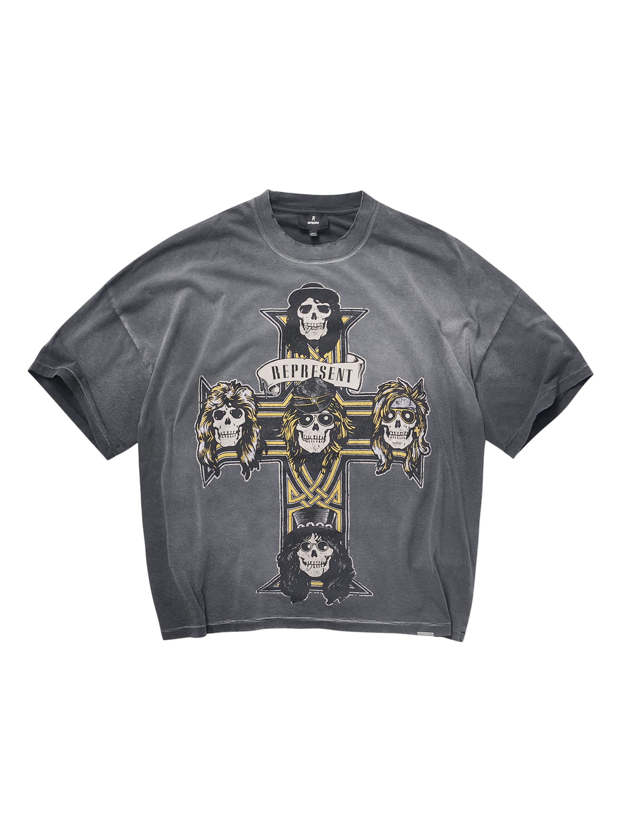 Guns N' Roses Cross Crewneck T-Shirt