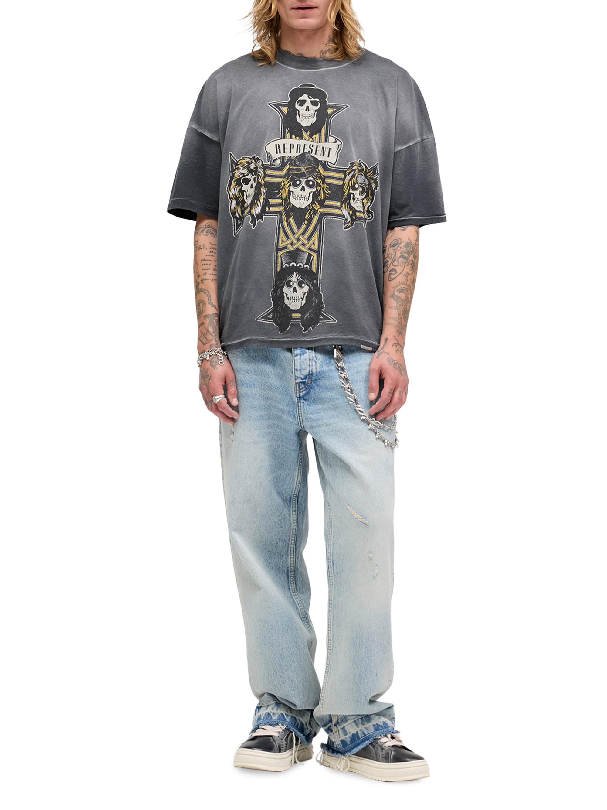 Represent Guns N' Roses Cross Crewneck T-Shirt | Saks Fifth Avenue