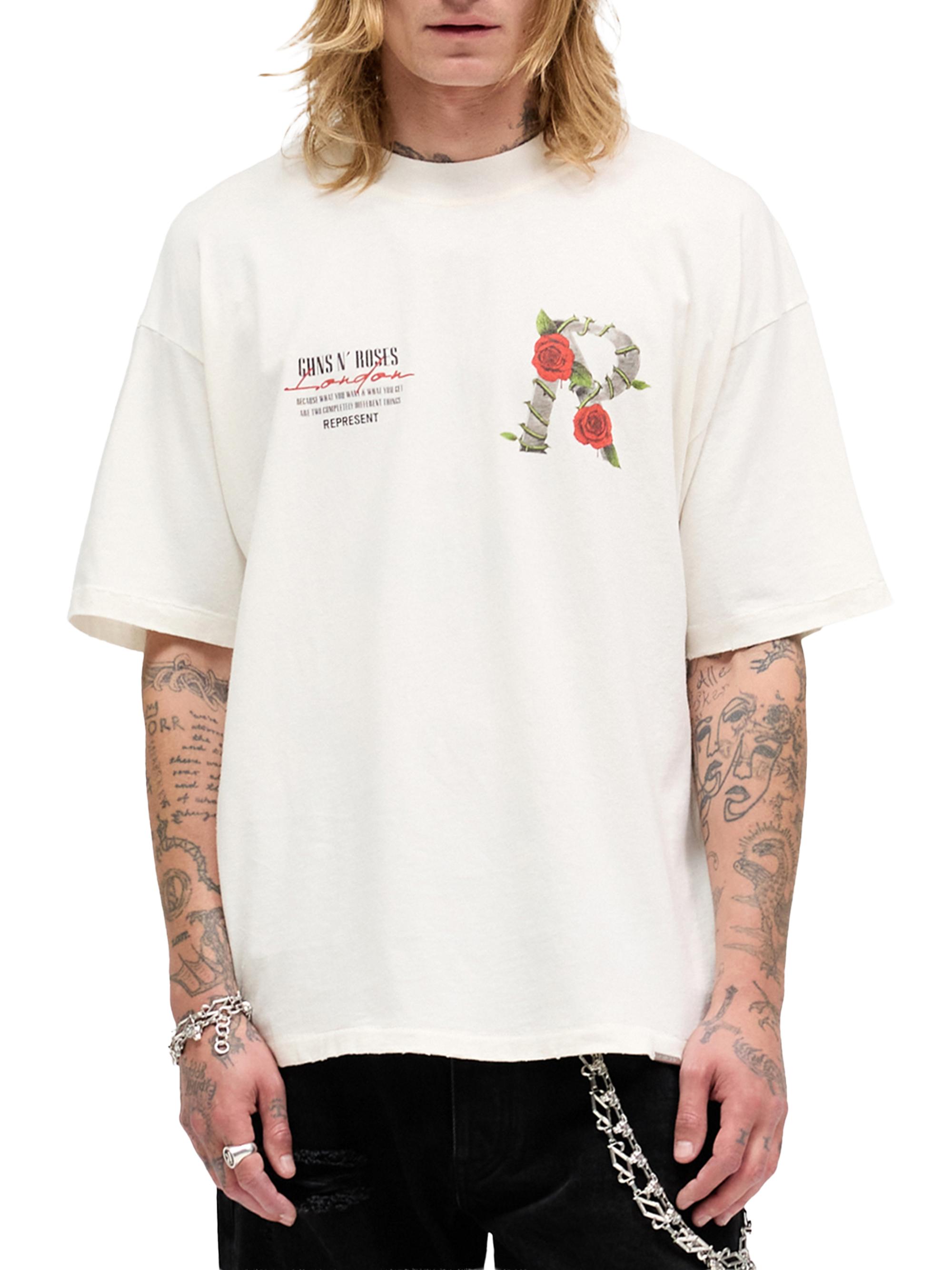 Represent Guns N' Roses Tour Crewneck T-Shirt | Saks Fifth Avenue