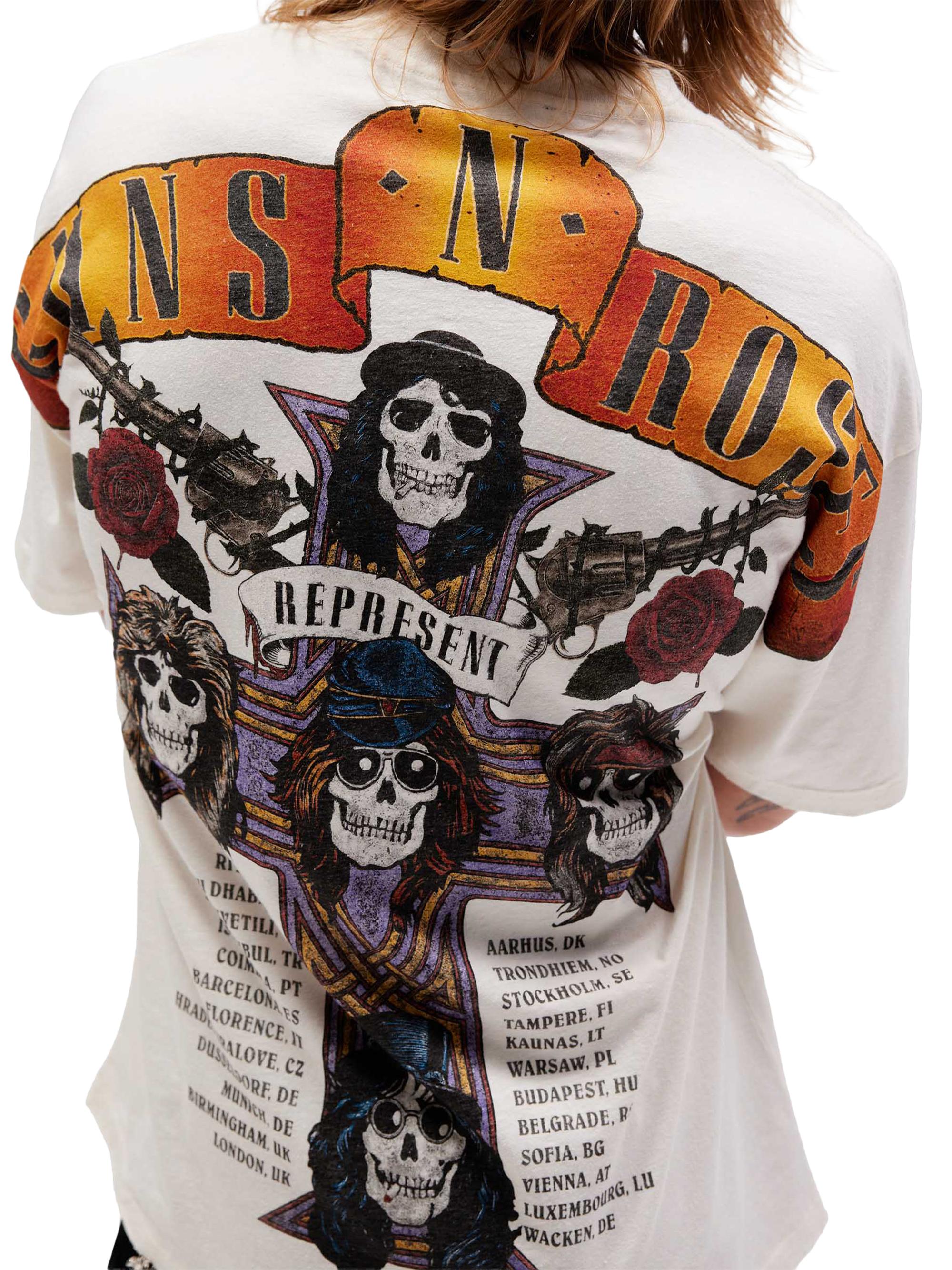 Represent Guns N' Roses Tour Crewneck T-Shirt | Saks Fifth Avenue