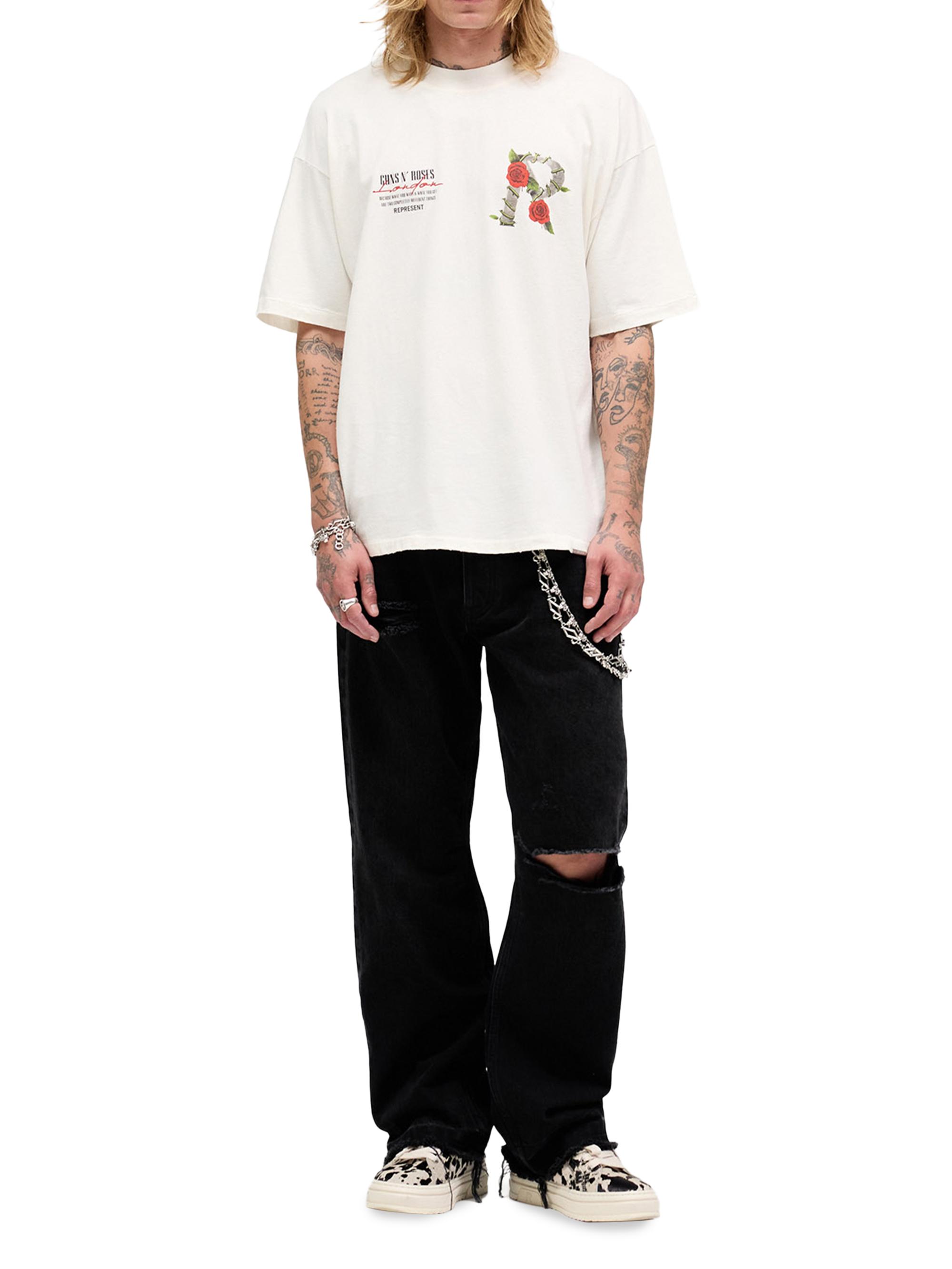 Represent Guns N' Roses Tour Crewneck T-Shirt | Saks Fifth Avenue