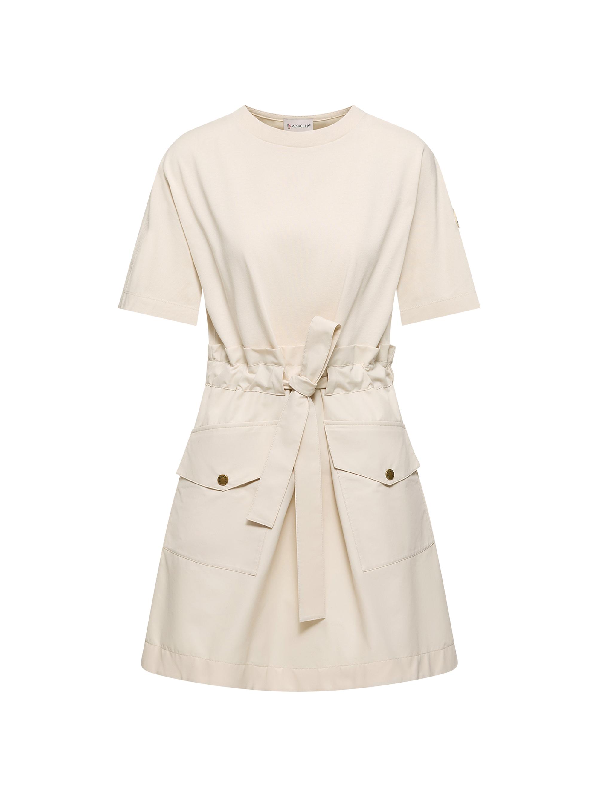 Moncler Women's Dress in Cotton - Beige