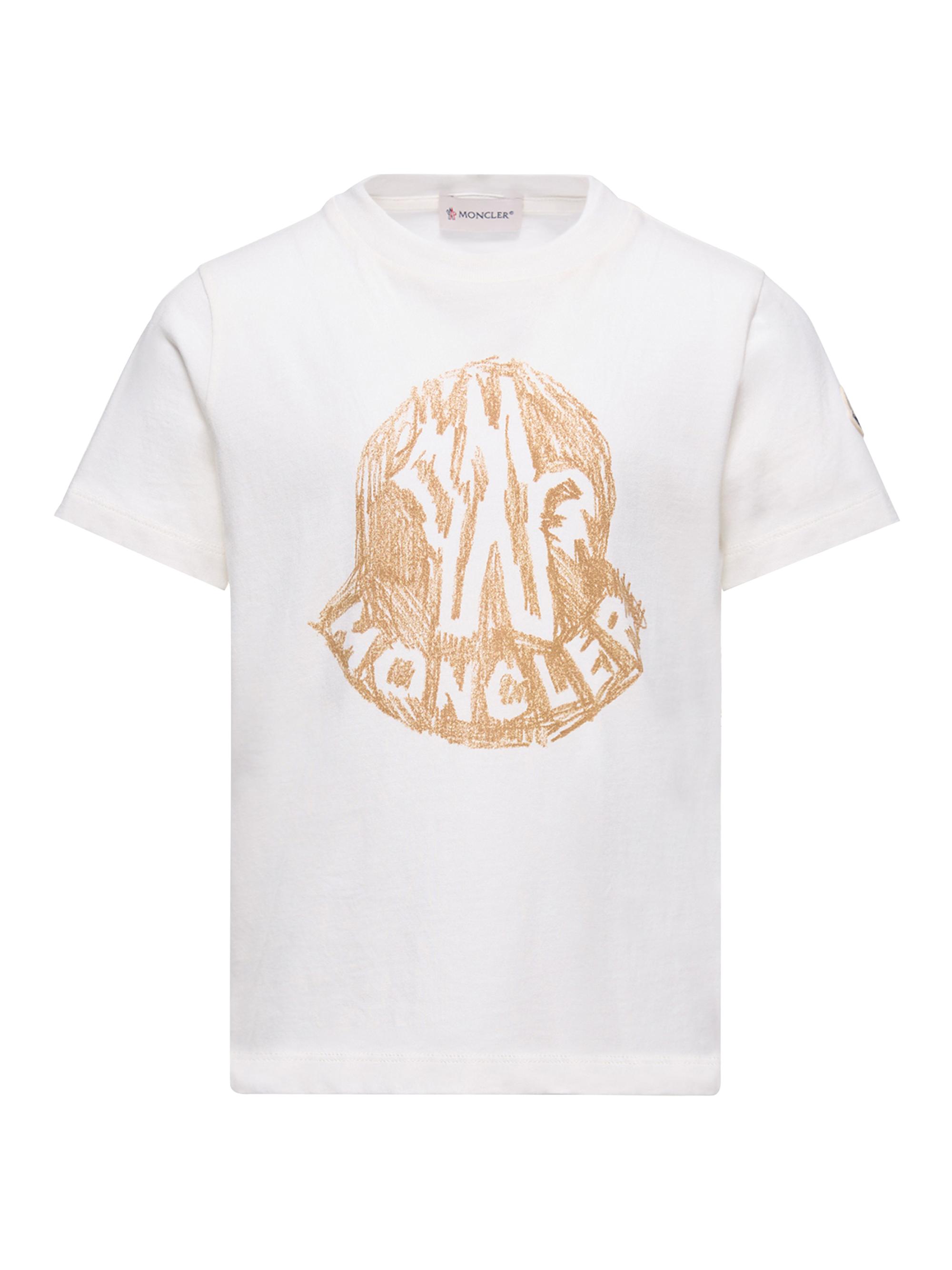 Moncler Little Boy's & Boy's Crewneck T-Shirt in Cotton - White