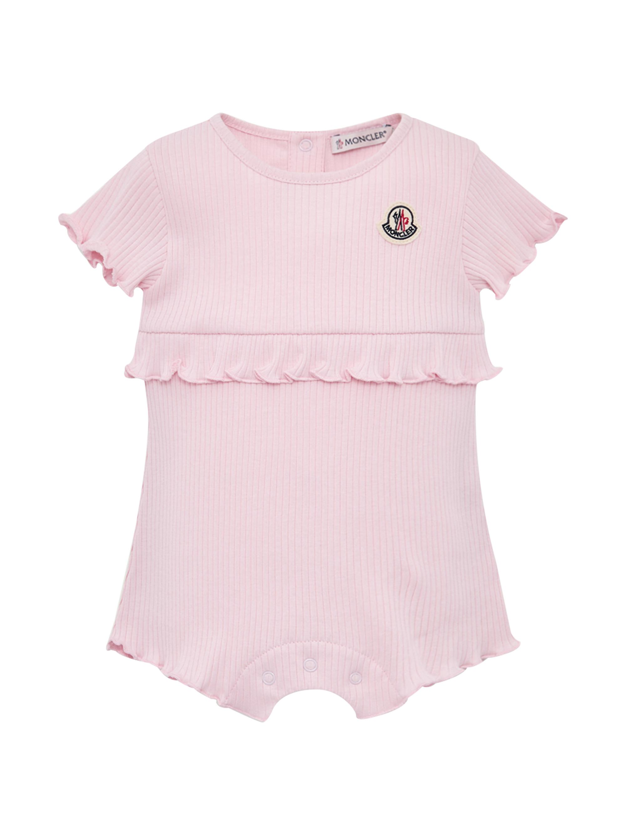 Moncler Newborn's Romper in Cotton - Pink 18 Months
