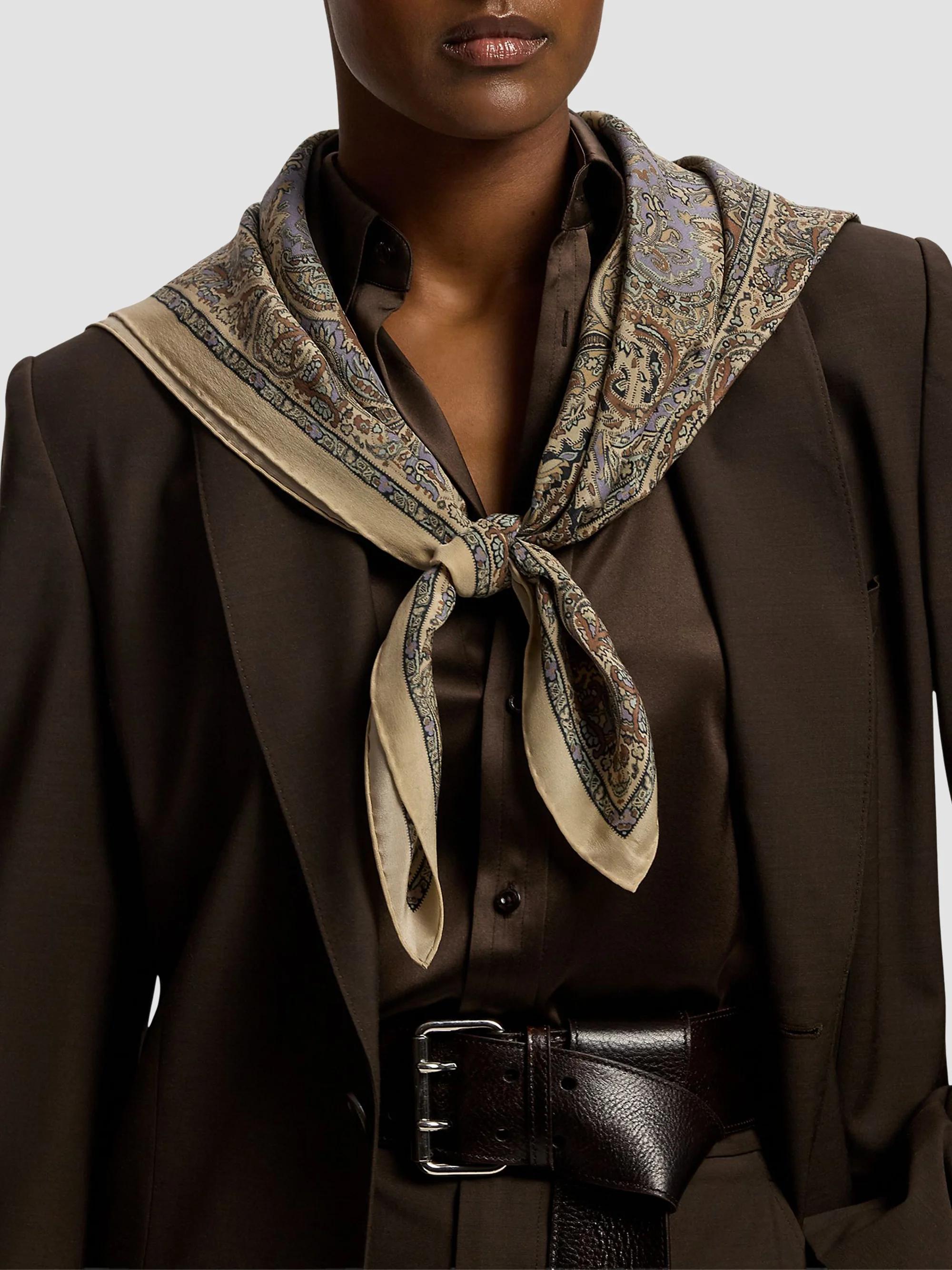 Ralph Lauren Collection Paisley Silk Scarf | Saks Fifth Avenue