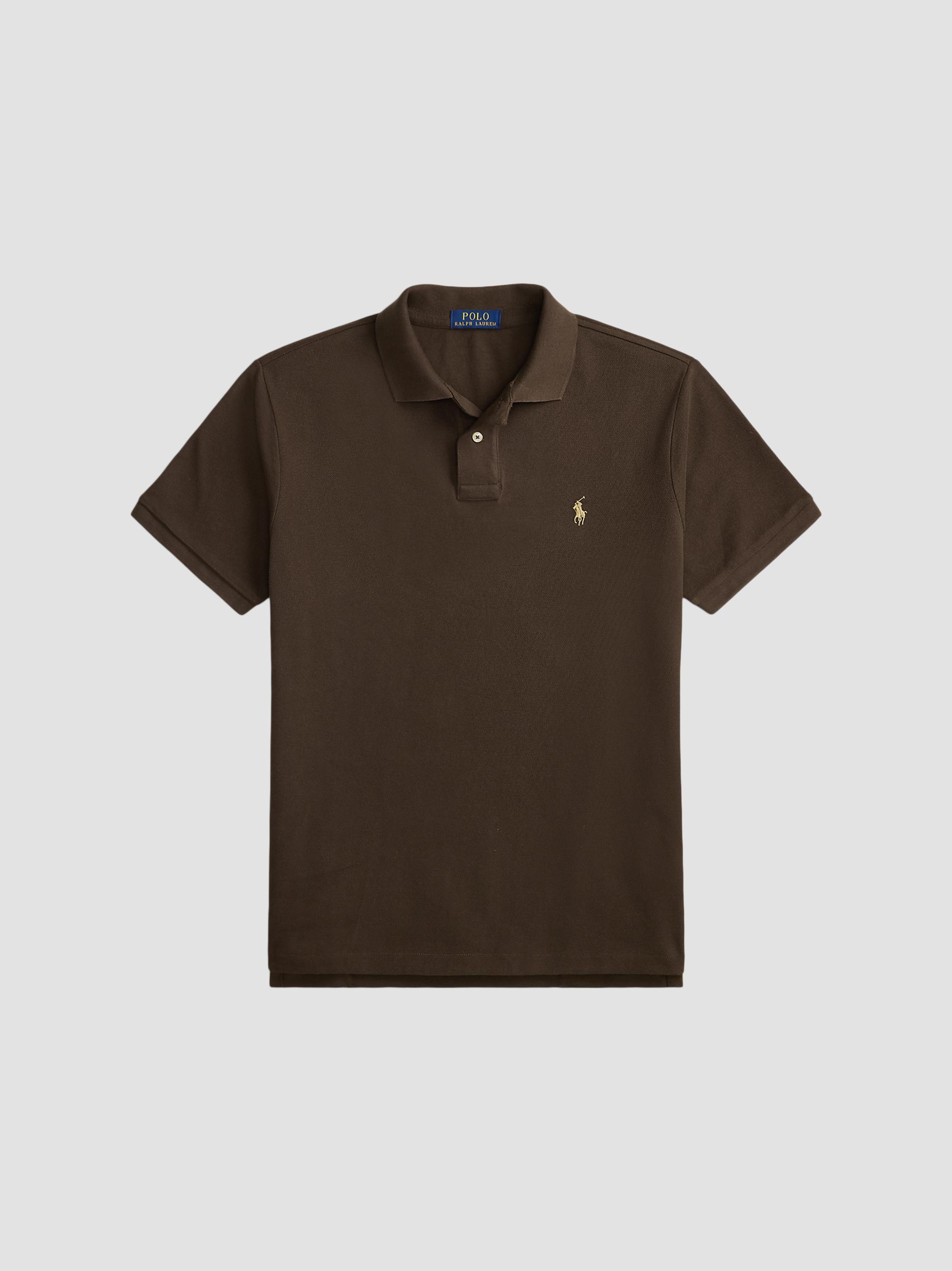 Polo Ralph Lauren Men's The Iconic Mesh Polo Shirt - Nutmeg Brown | Thumbnail 6