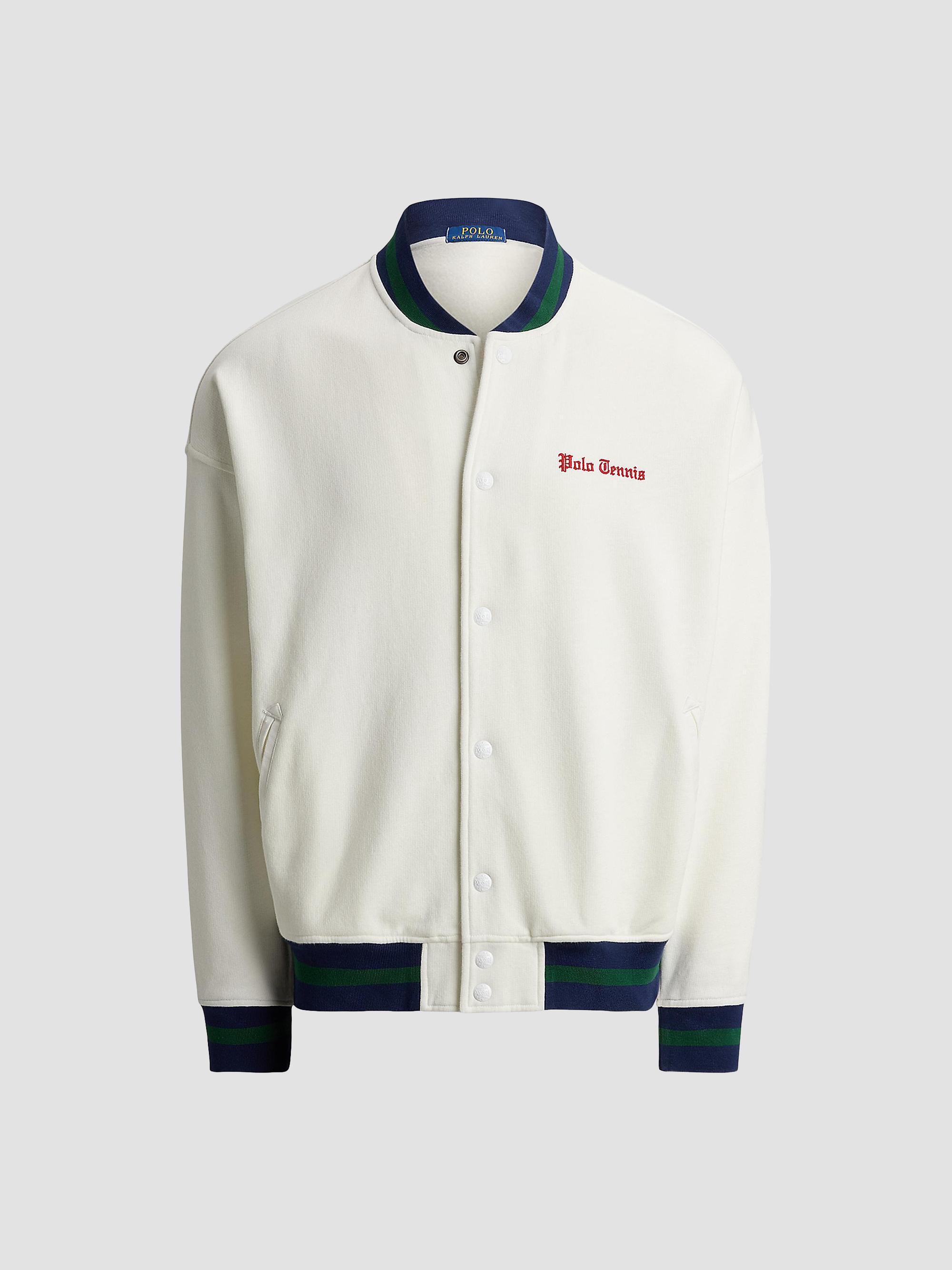Polo Ralph Lauren Relaxed-Fit Fleece Baseball Jacket | Saks Fifth